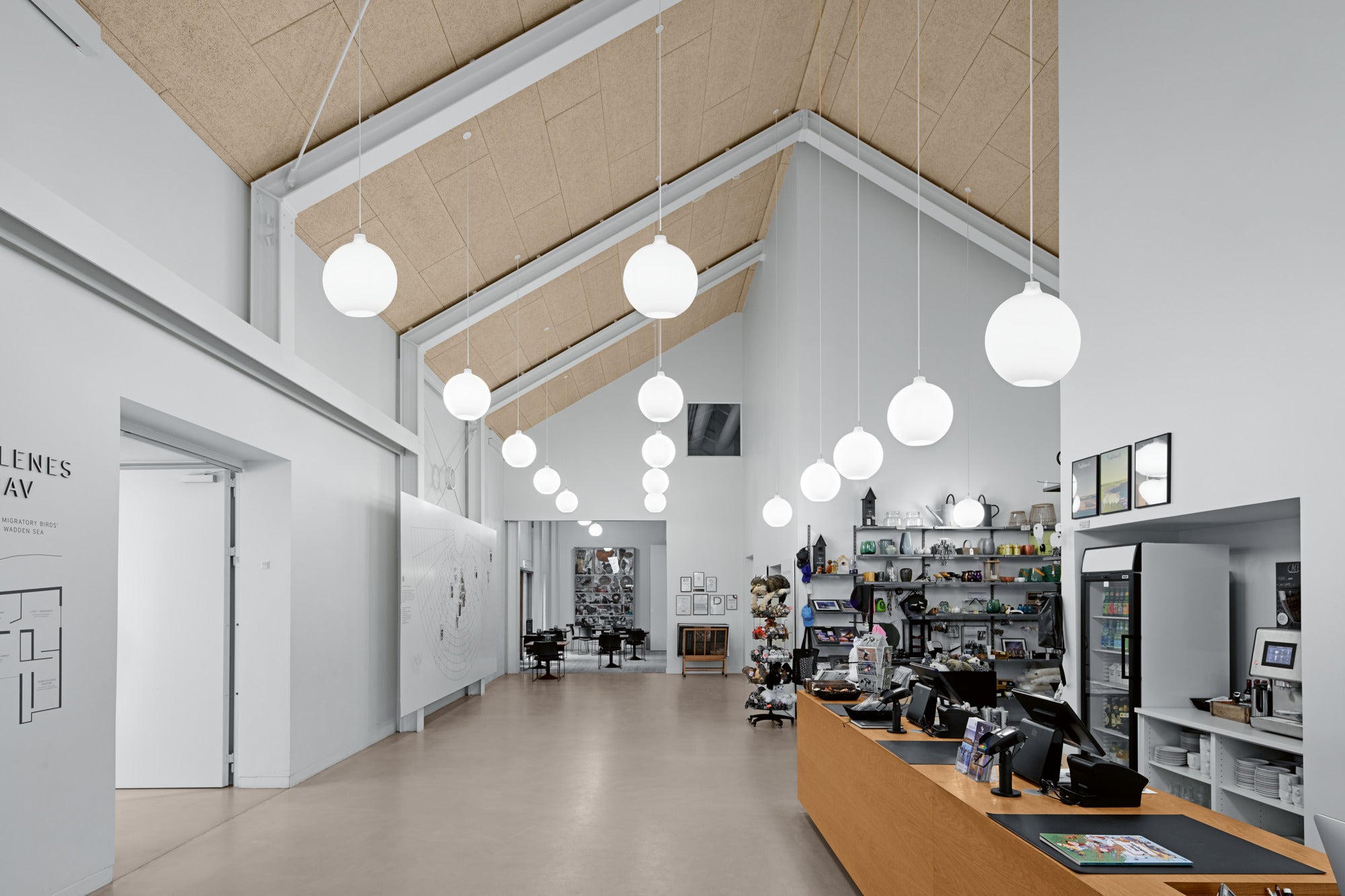 Lampa wisząca WOHLERT białe szkło