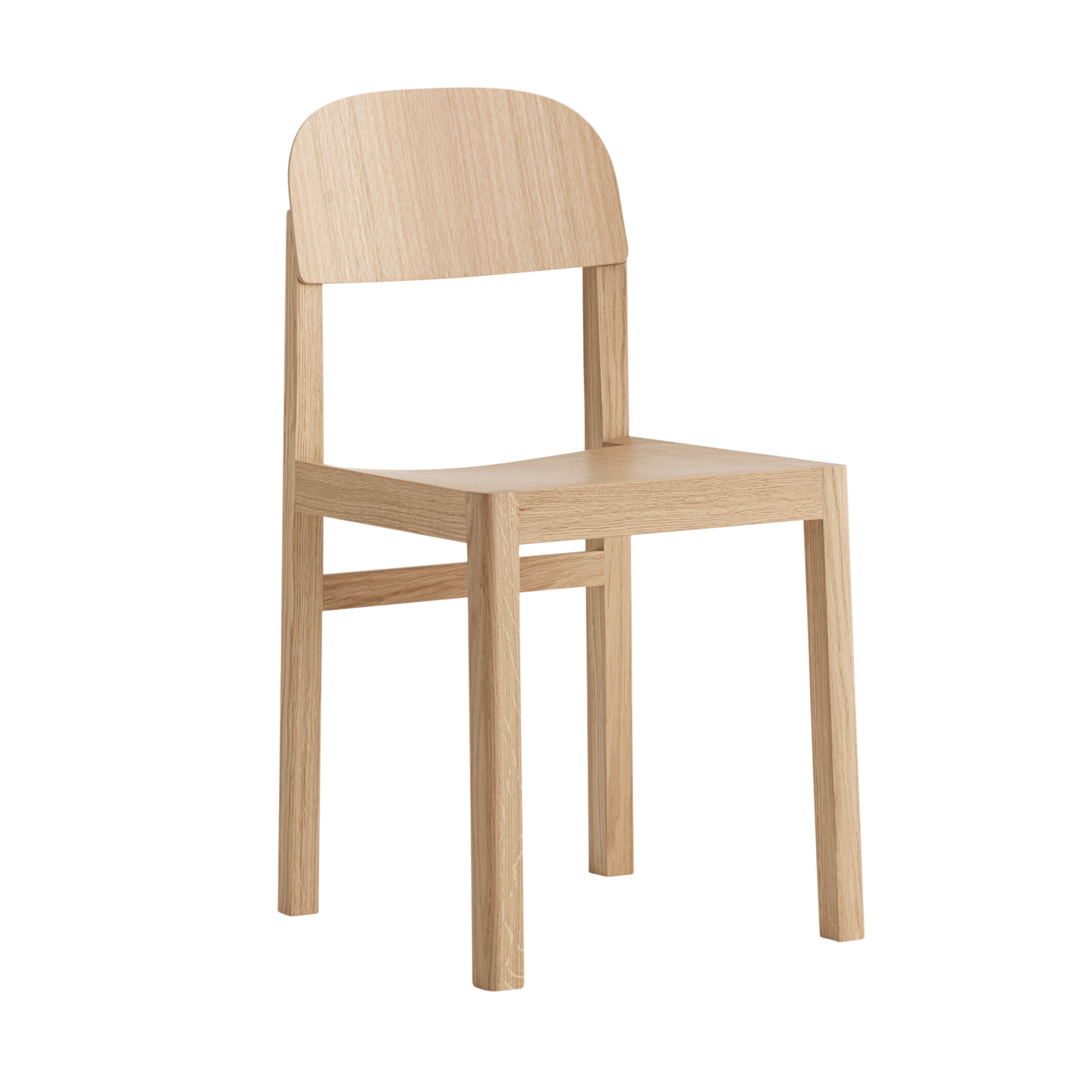 Krzesło WORKSHOP fornir i drewno dębowe