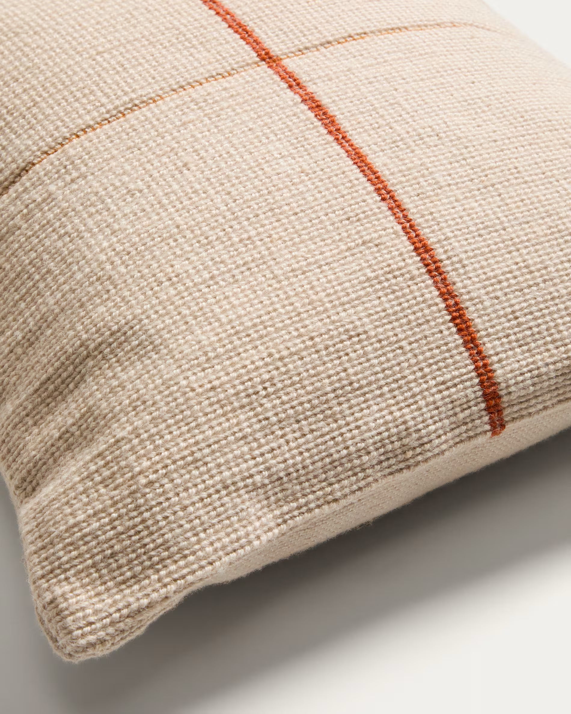 ATIMA Cushion Cover Beige with Orange