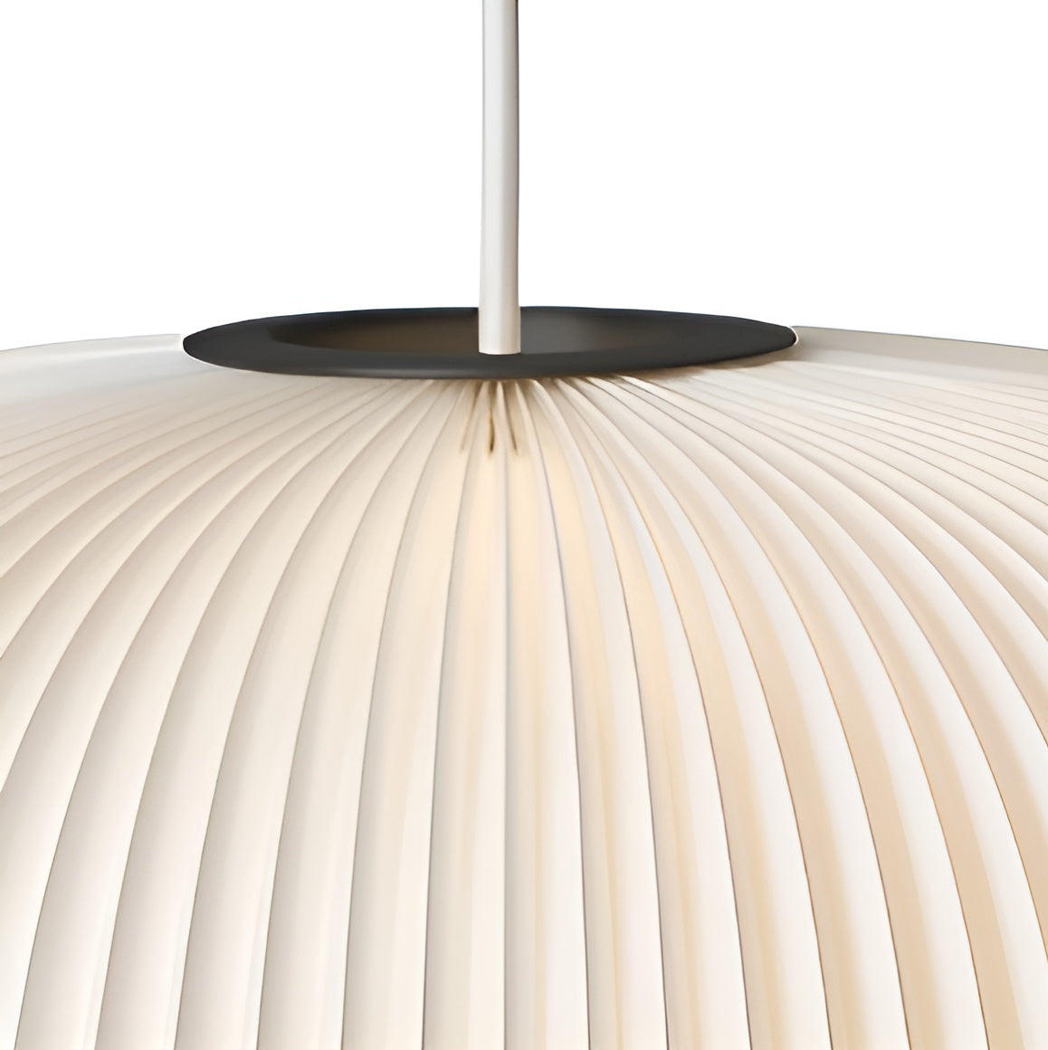 Lampa wisząca MODEL 132 LAMELLA 1 biały z czarnym wykończeniem