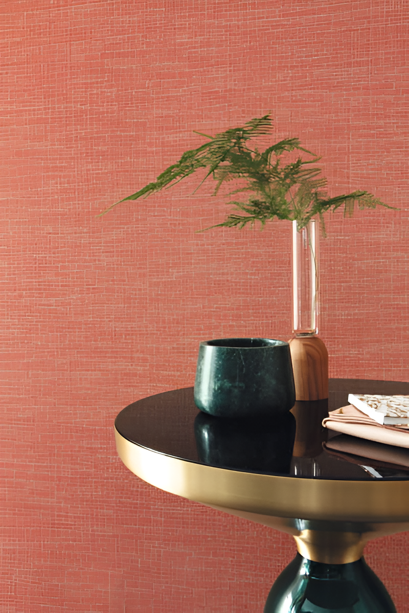 Tapeta strukturalna z metalicznymi refleksami DANDY UNI GALLANT - POLLEN żółty