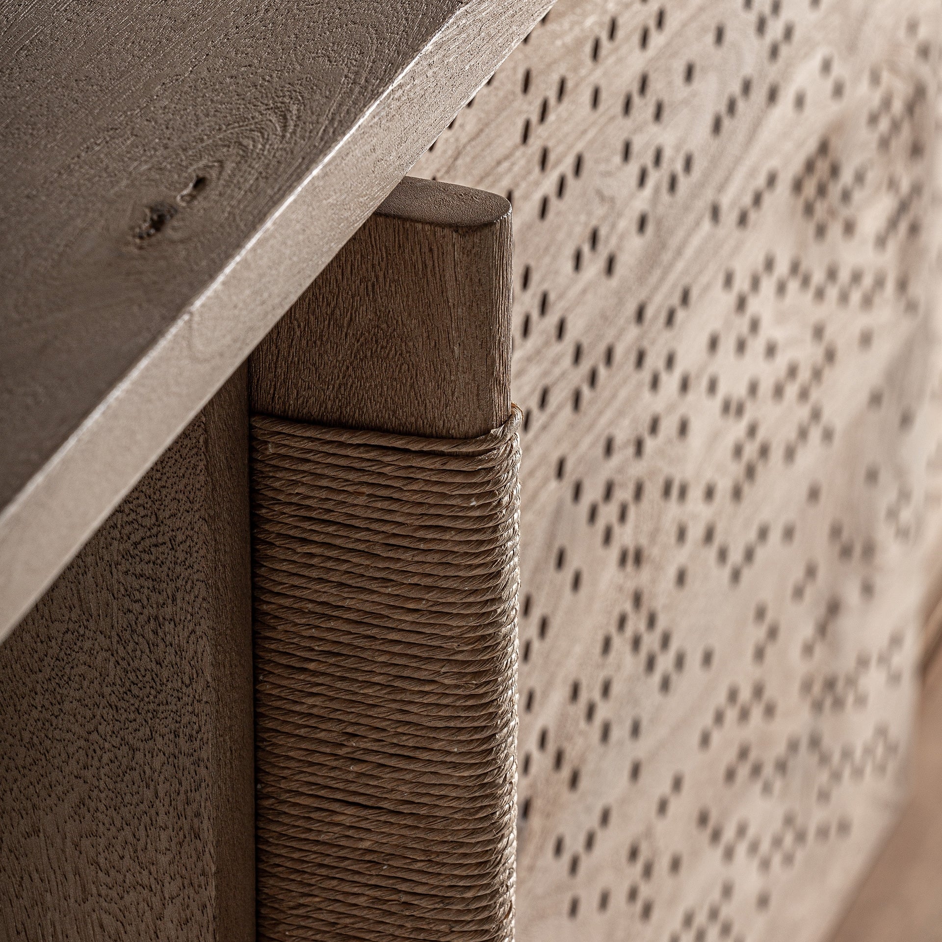Komoda JACQUARD drewno mango