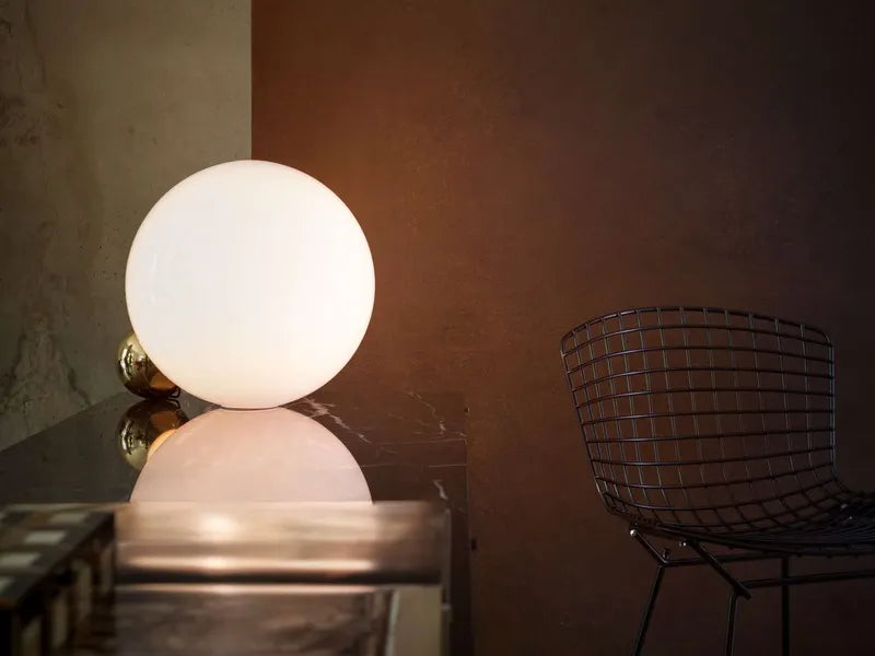 Tischlampe COPYCAT aus geblasenem Glas mit Gold