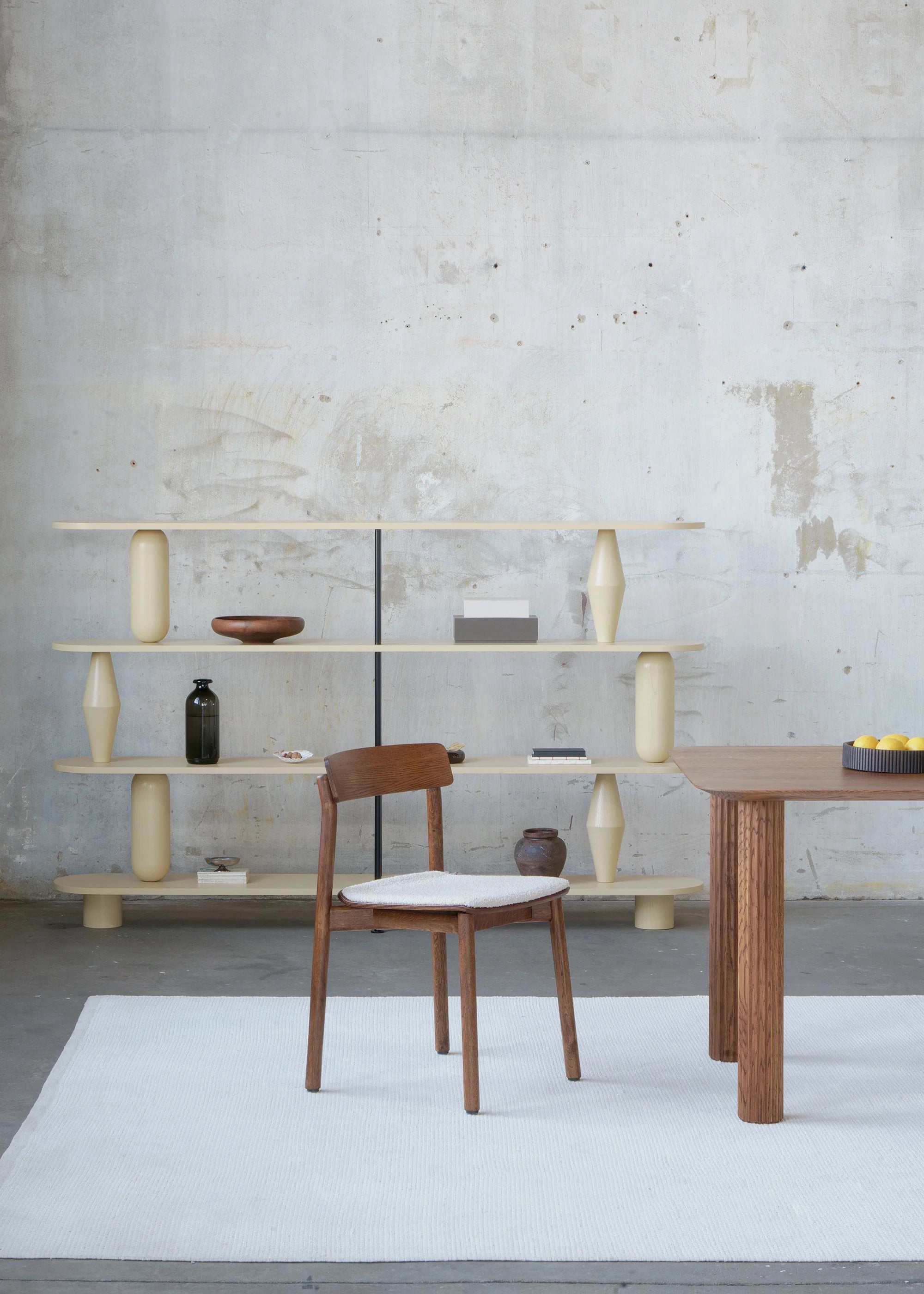 Krzesło ARCHE SOFT ciemne drewno dębowe