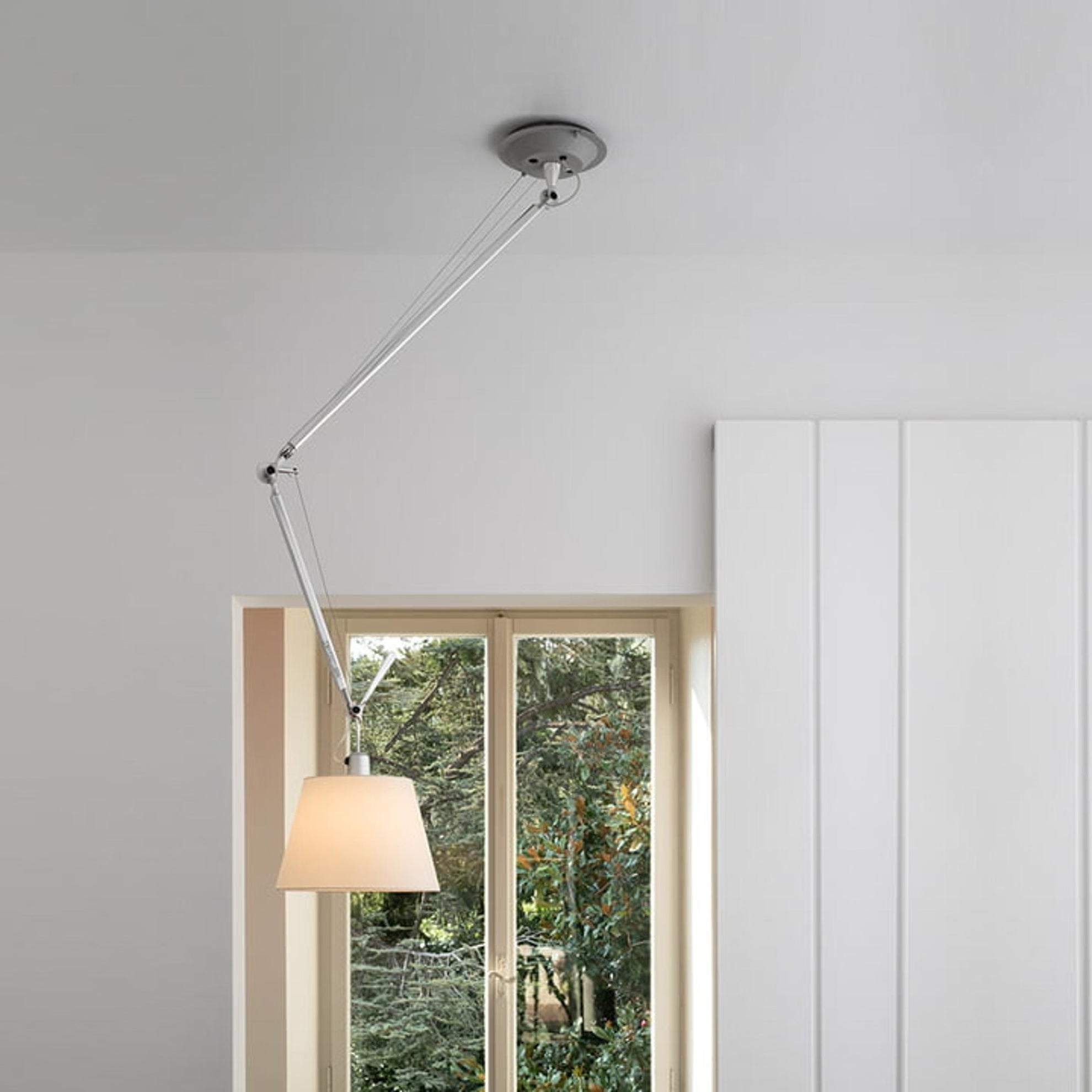 Lampa wisząca TOLOMEO pergamin