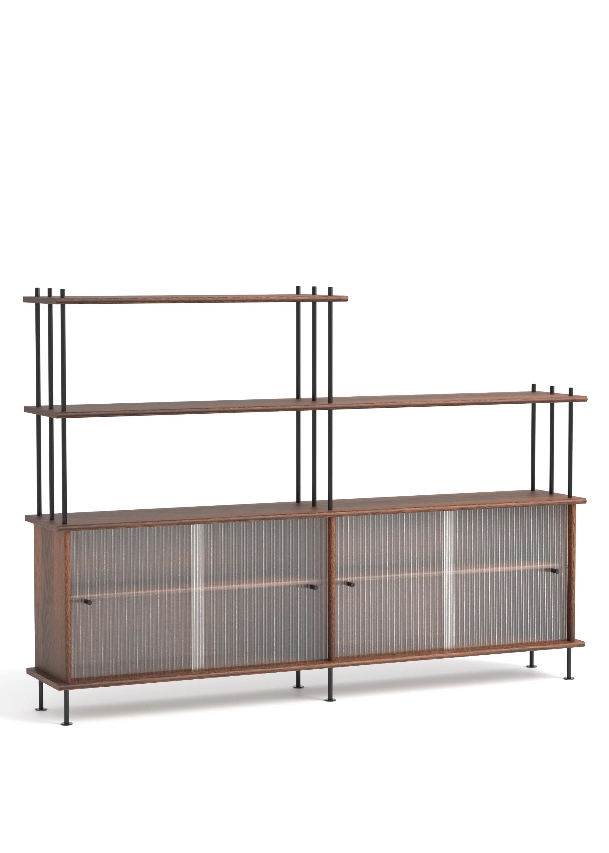 Schrank BAVA 200 dunkles Eichenholz