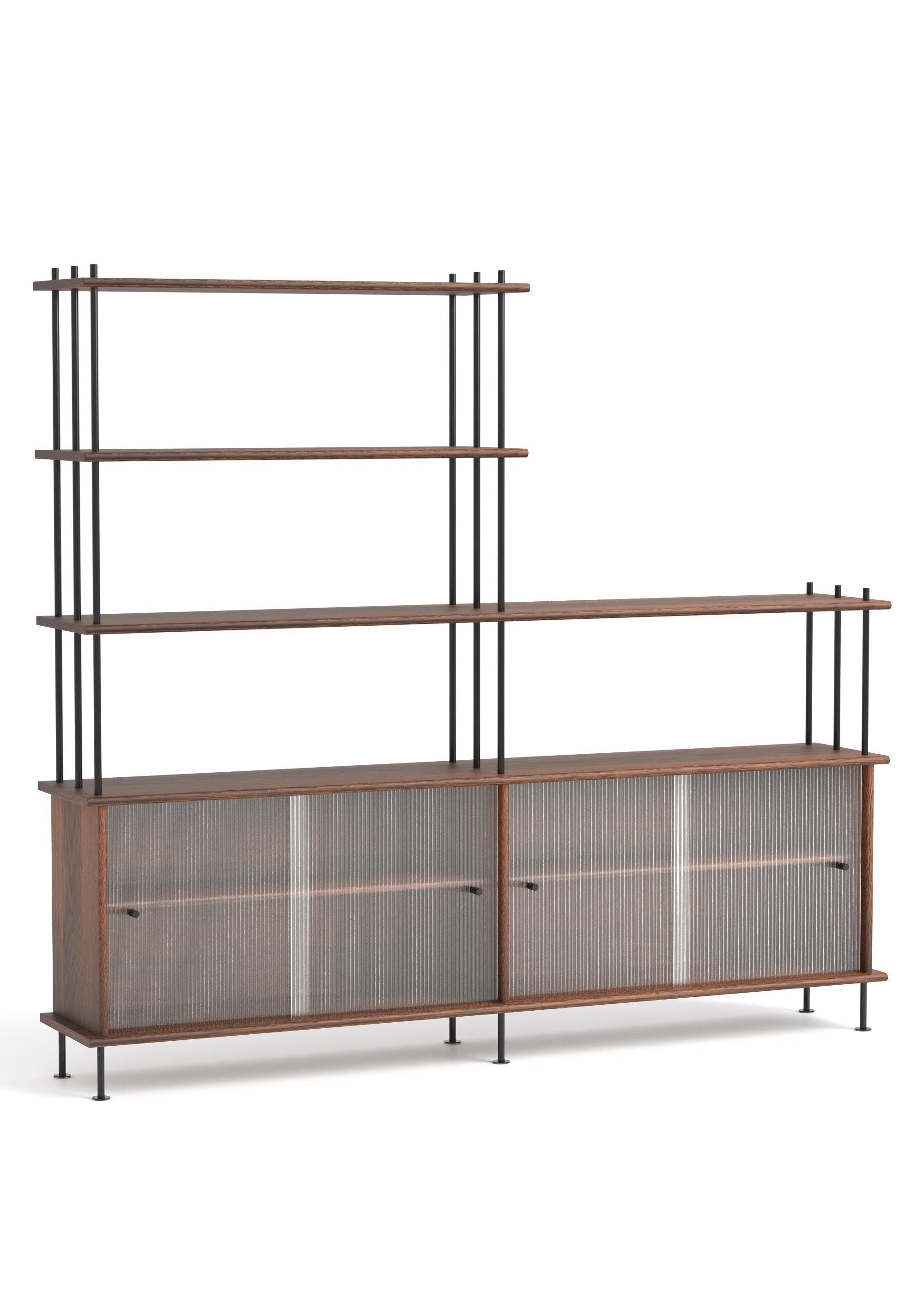 Schrank BAVA 200 dunkles Eichenholz