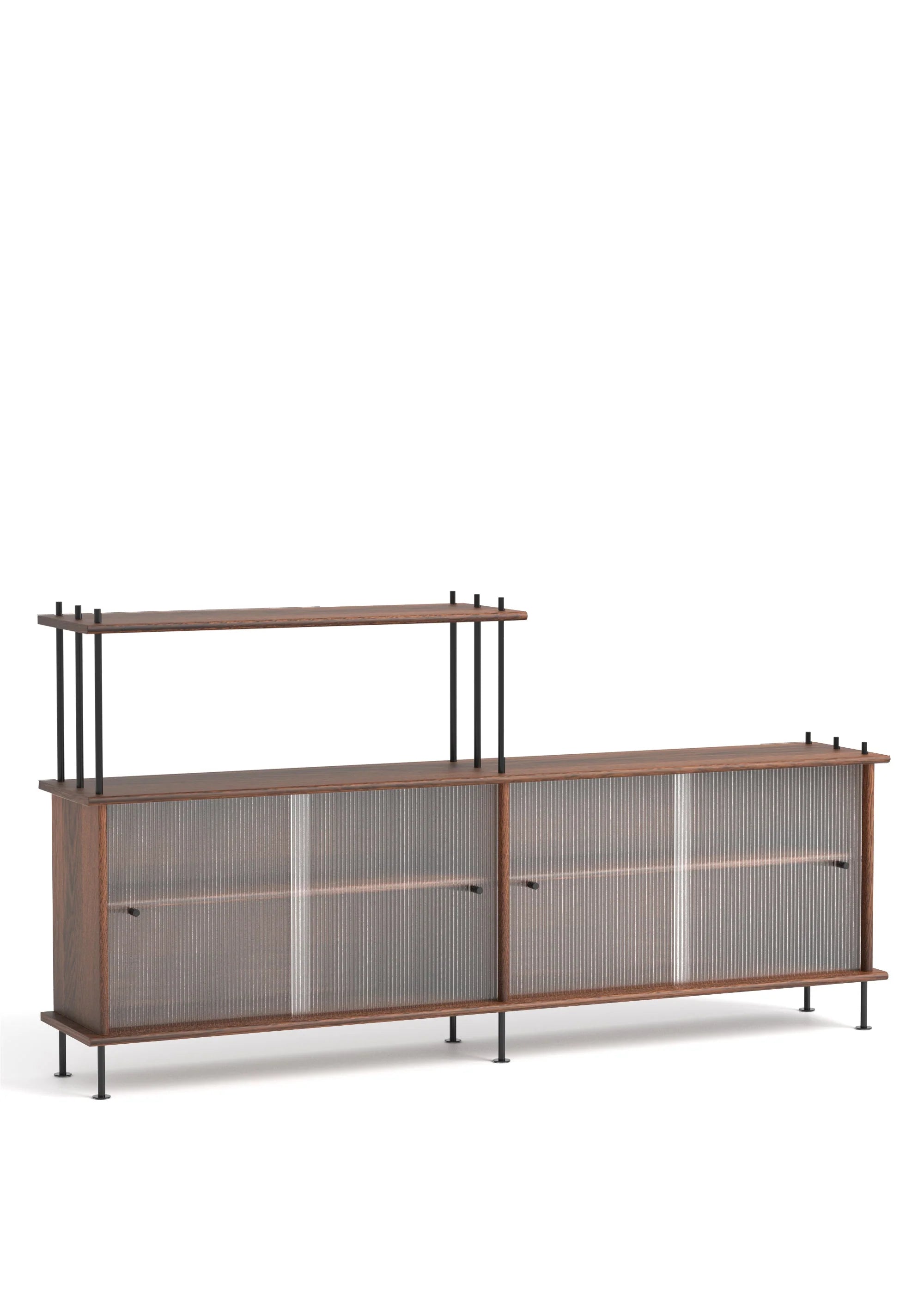 Schrank BAVA 200 dunkles Eichenholz