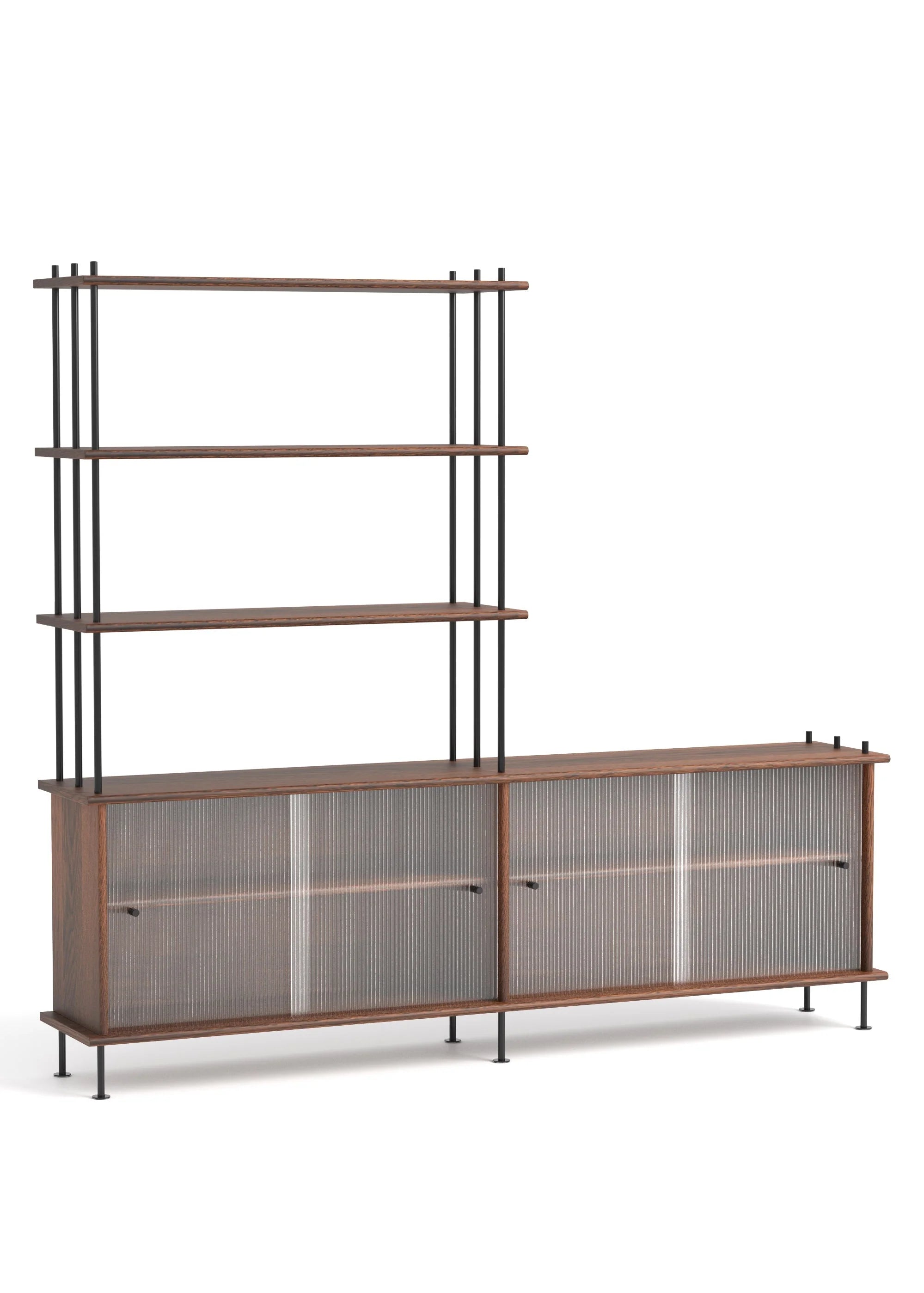 Schrank BAVA 200 dunkles Eichenholz