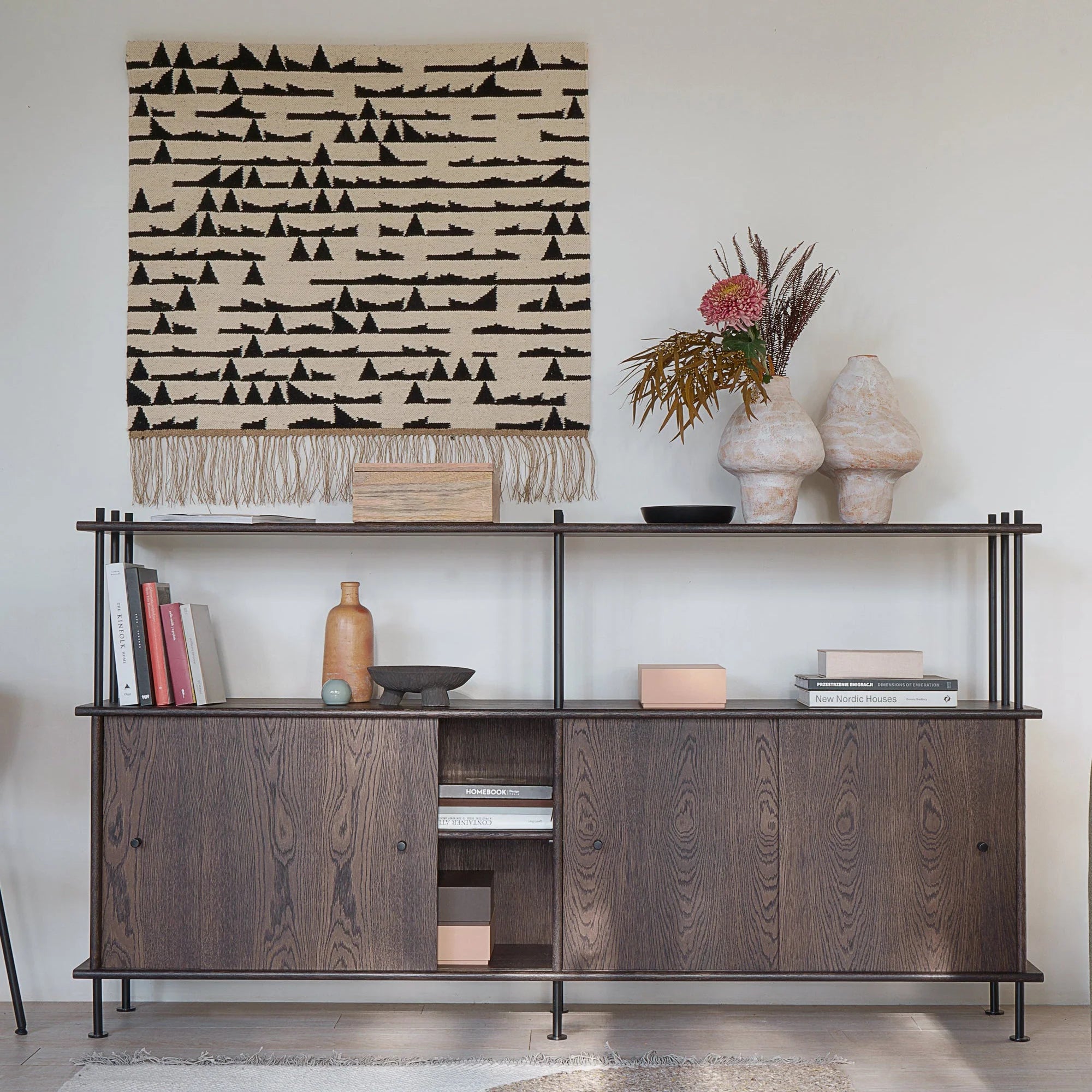 Schrank BAVA 200 dunkles Eichenholz