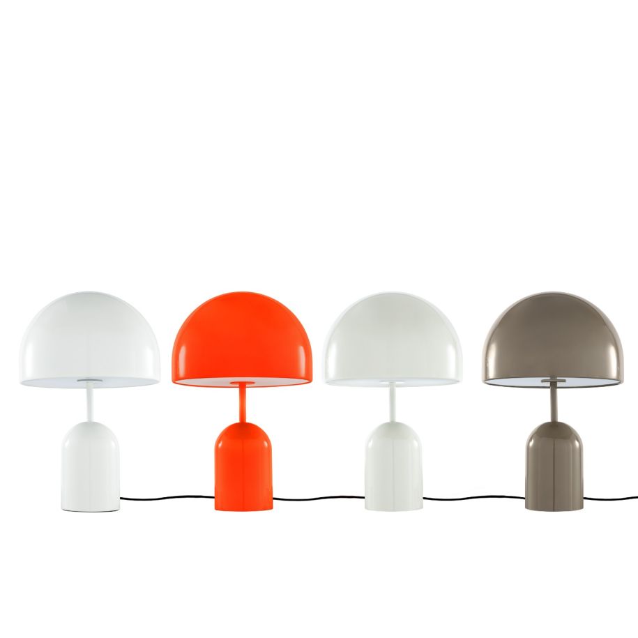 Weiße Tischlampe