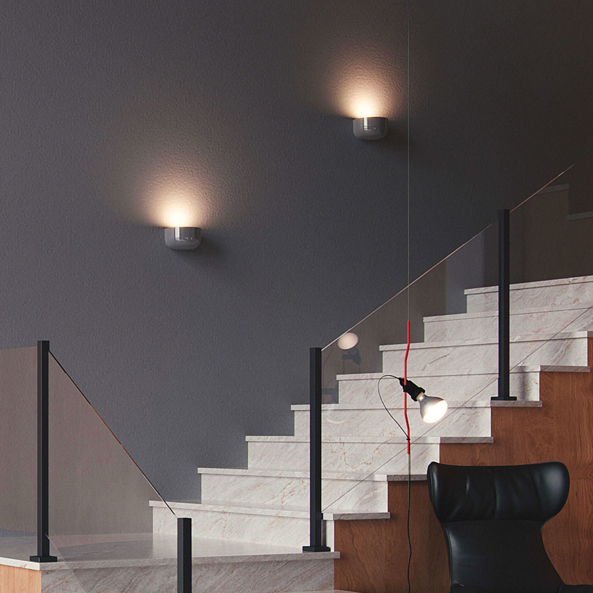 BELLHOP Wall Lamp Blue