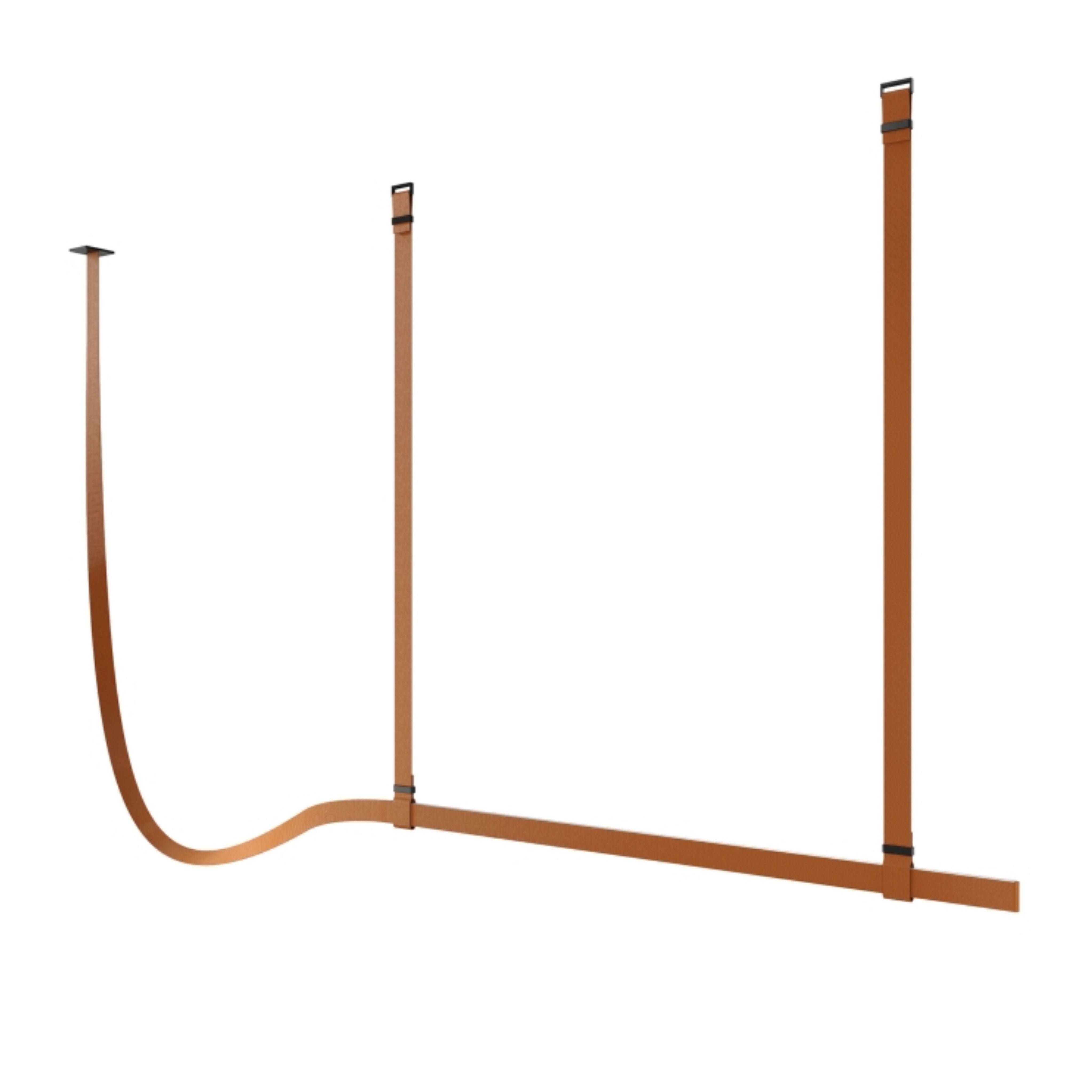 Lampa wisząca BELT miedziany brąz