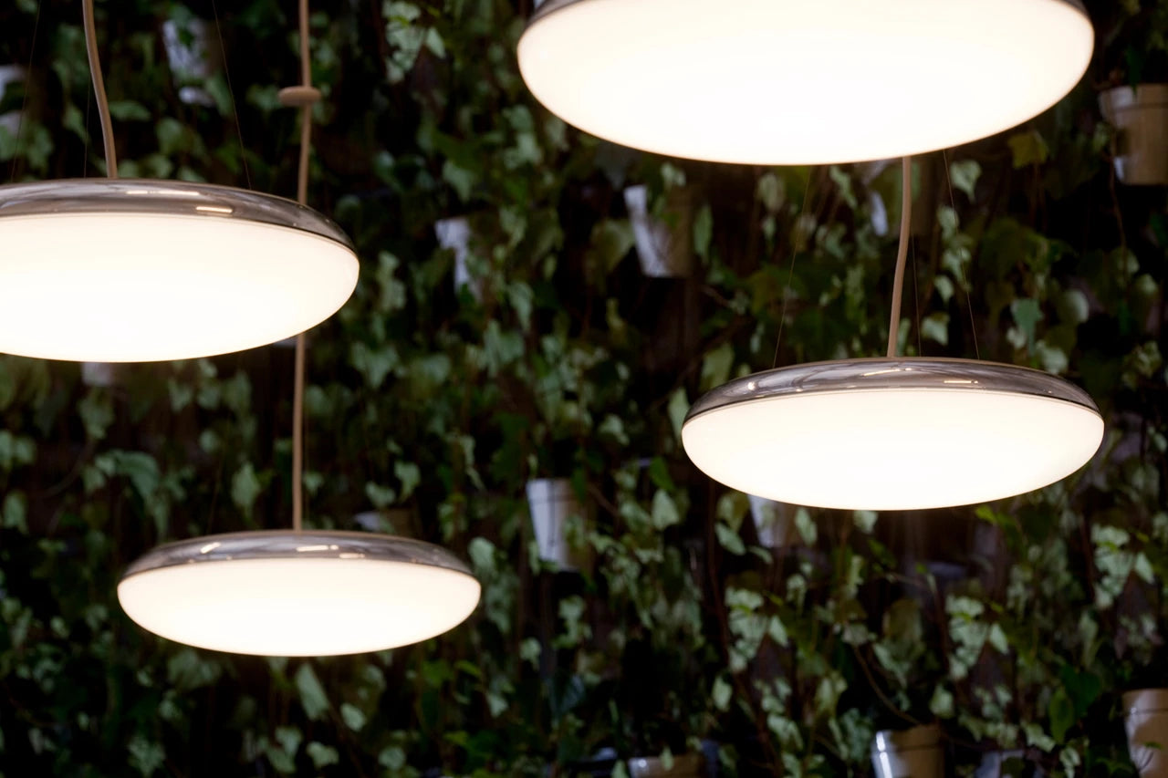 Lampa wisząca SILVERBACK biały ze srebrnym