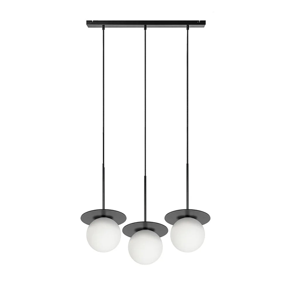 BORRA 3L Black Pendant Lamp