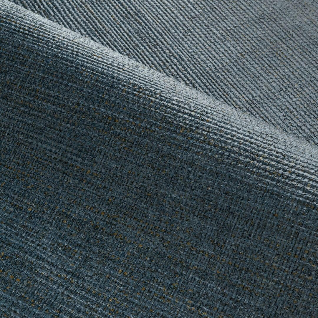 Tapeta strukturalna imitująca płótno CARIOCA - PÉTROLE granatowy