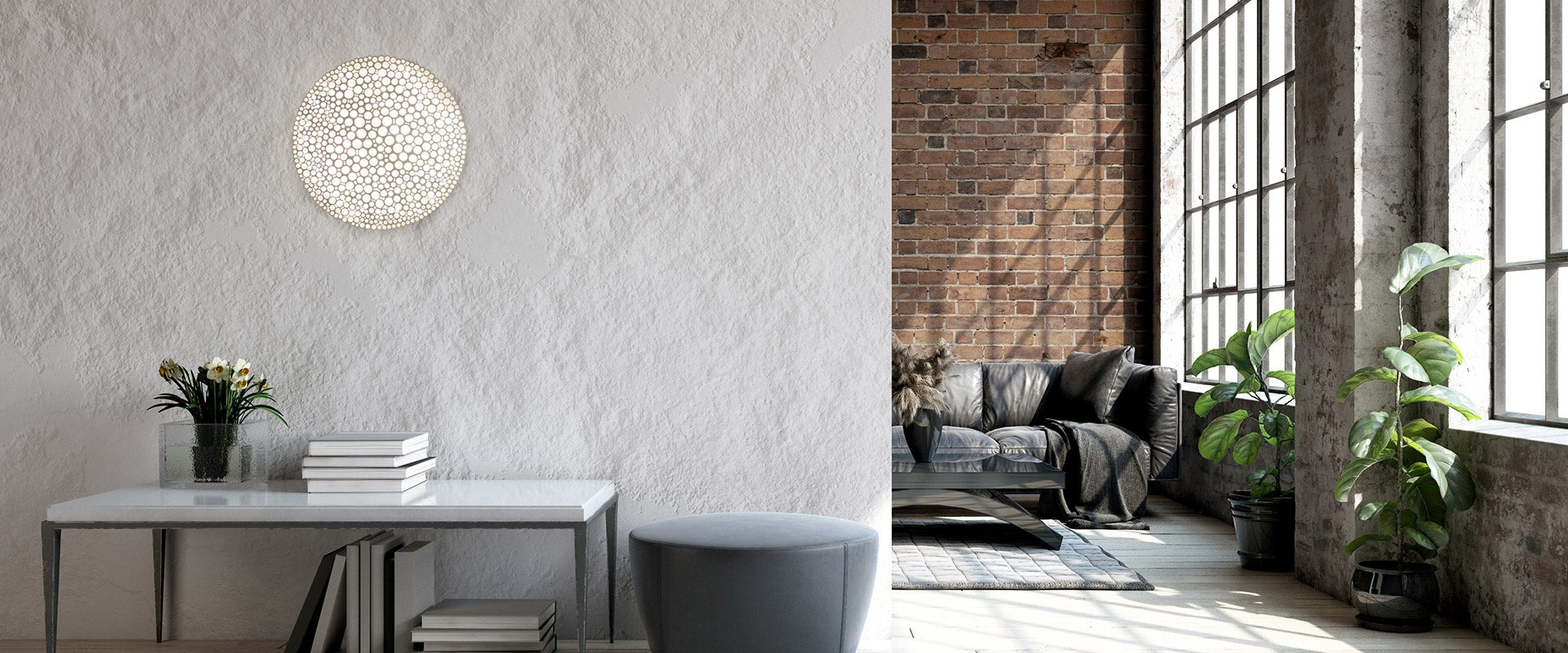 Lampa ścienna CALIPSO biały