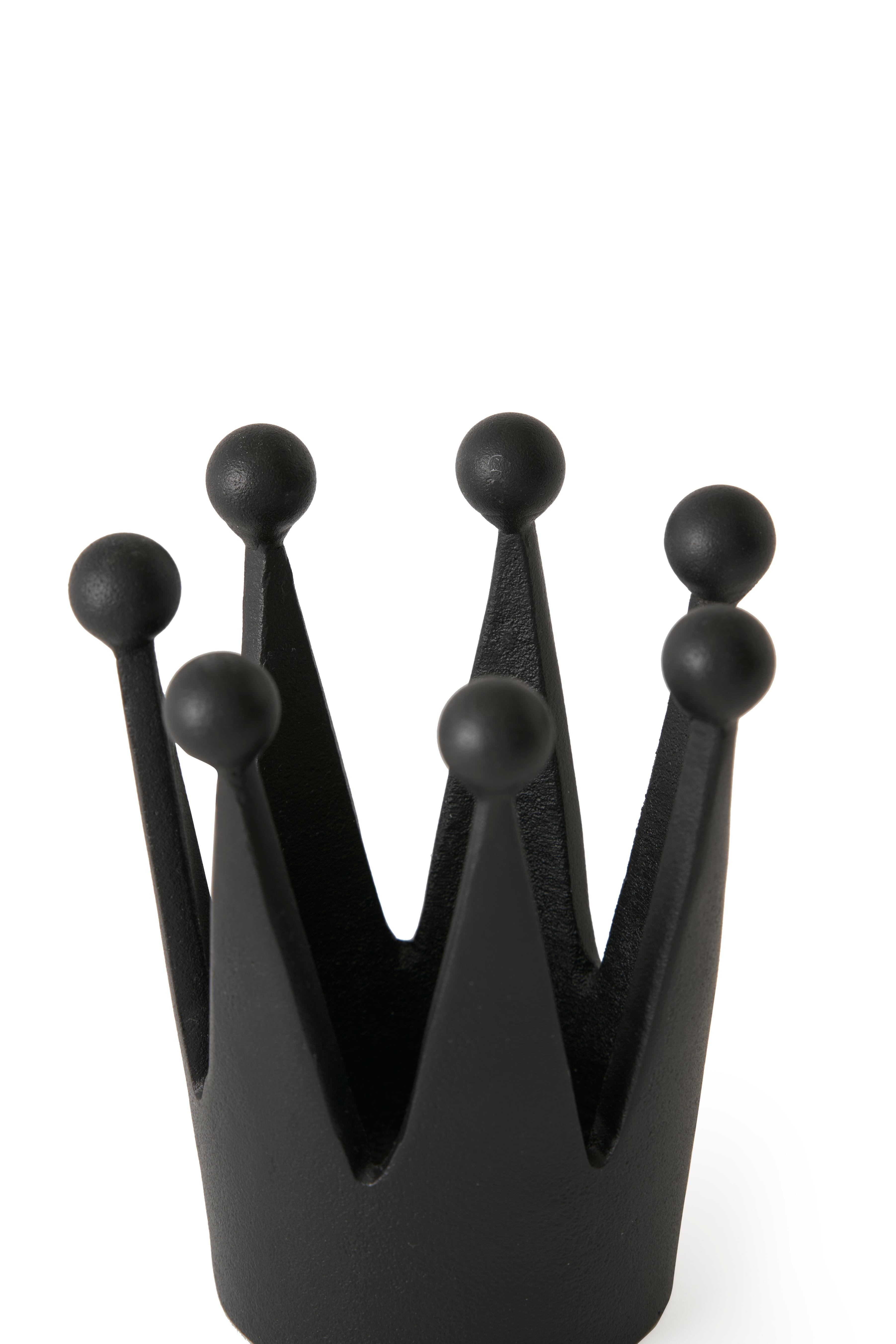 Dekoration CAST CROWN schwarz