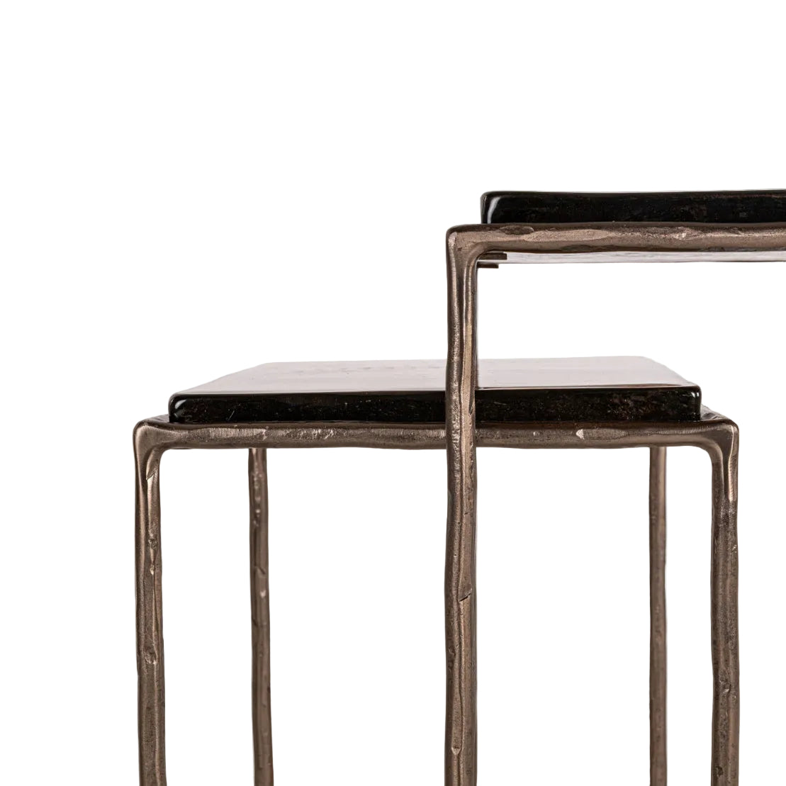 VILLANO Brown Side Table Set