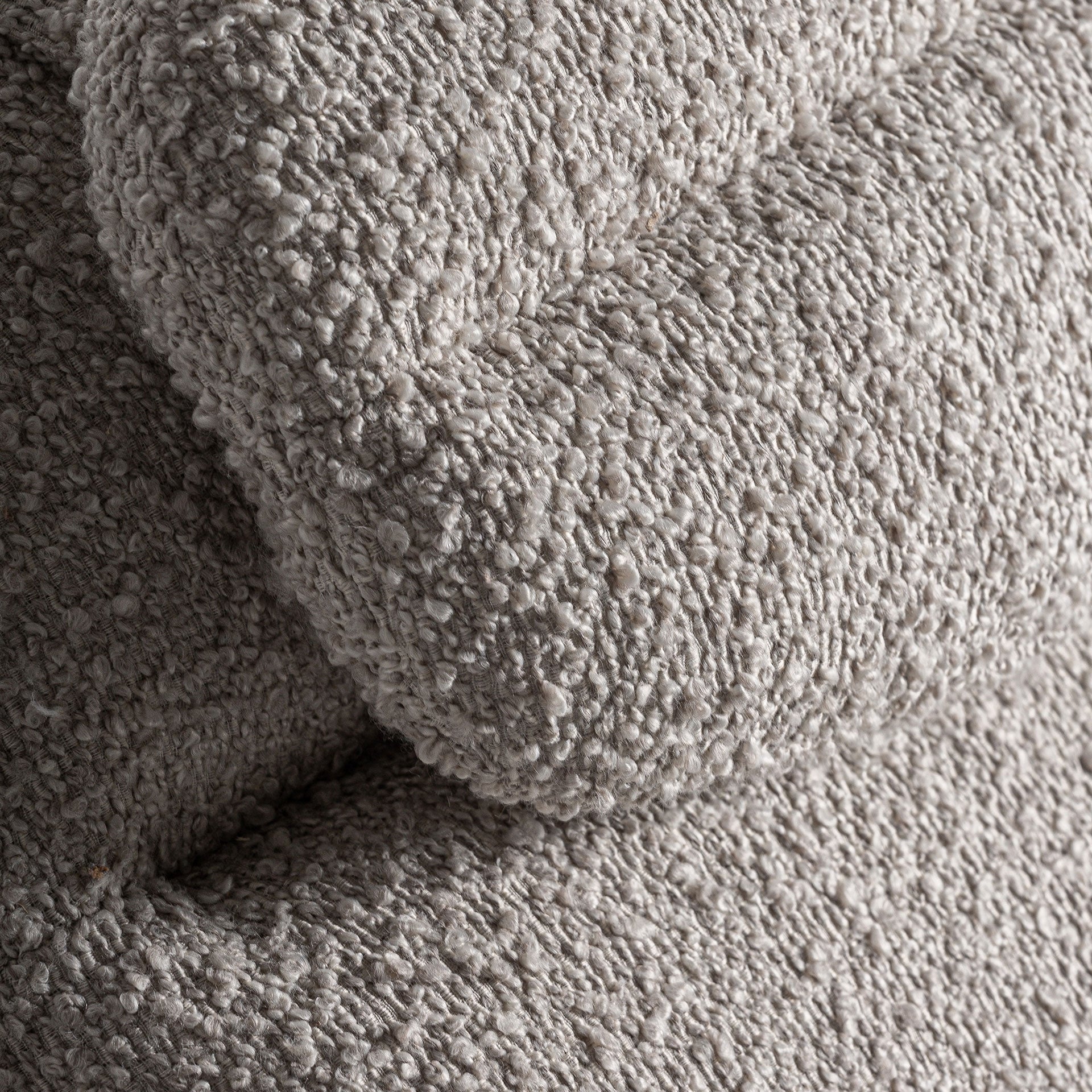 Beige JACQUARD Chaise Longue with Wooden Base