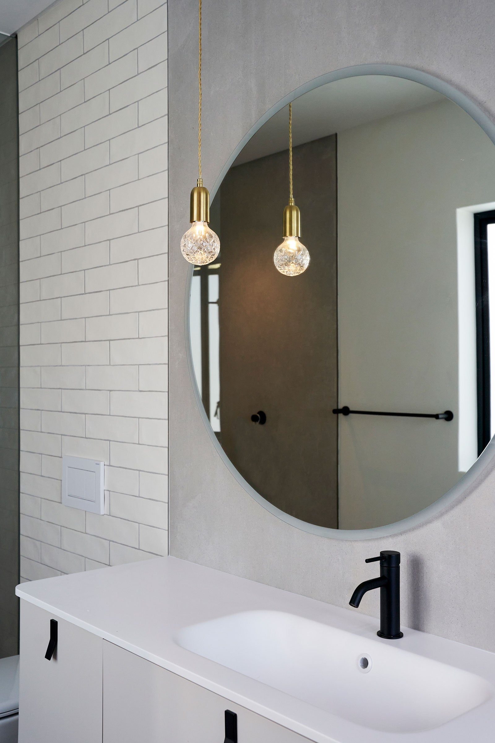 Lampa wisząca CRYSTAL BULB szkło kryształowe z chromowanym wykończeniem
