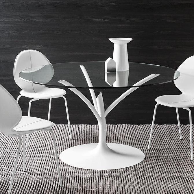 Stuhl BASIL mit grauem Sitz und grauem Metallgestell