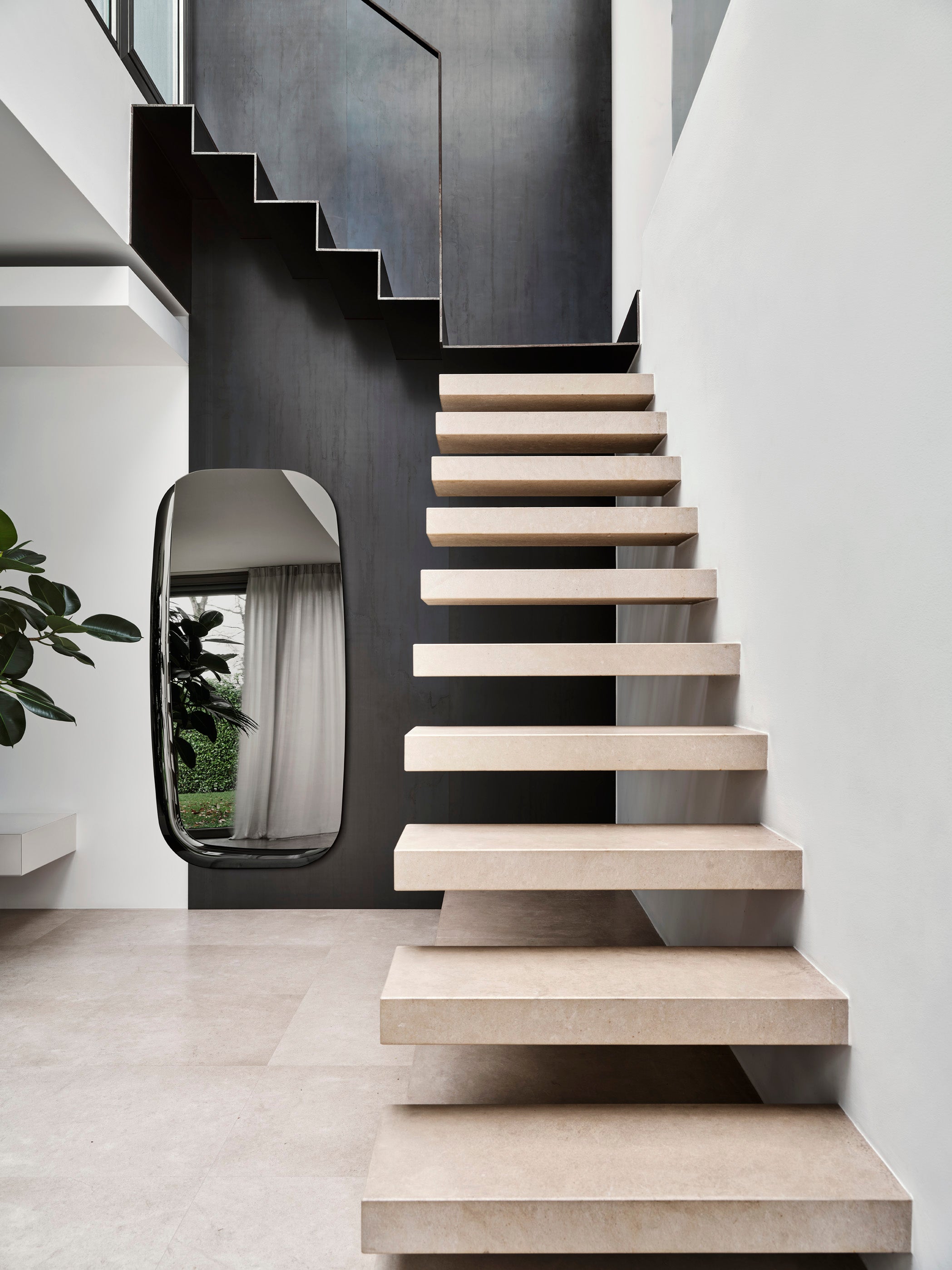 Lustro COLETTE braunes Glas