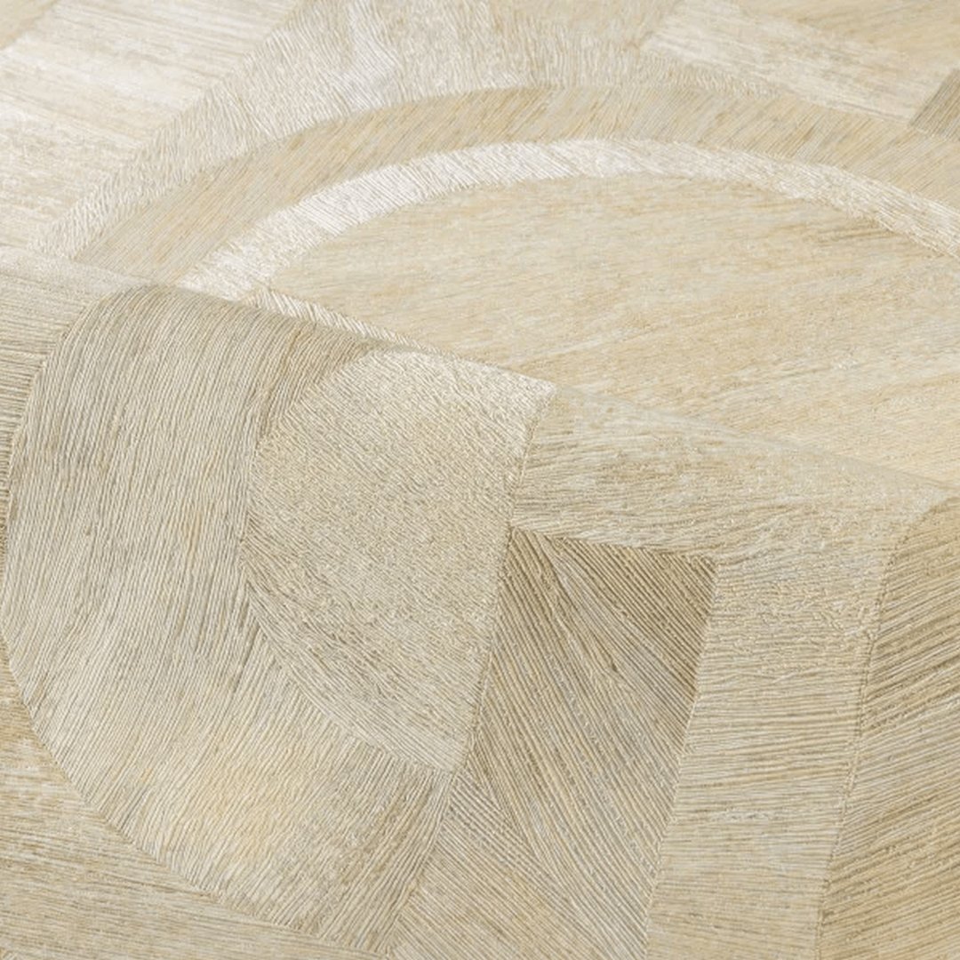 Tapeta z wzorem inspirowanym techniką intarsji INTARSIA - SABLE piaskowy