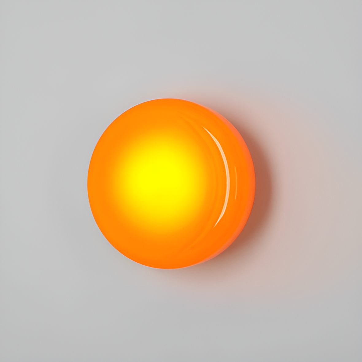 Bonbon orange wall lamp