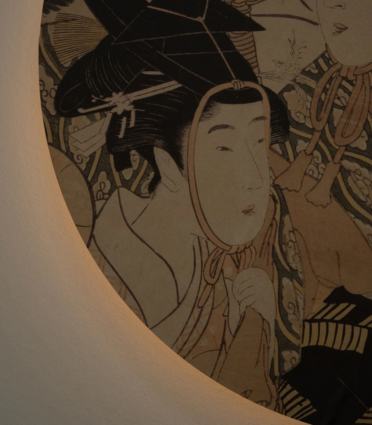 Lampa ścienna DOTS LIGHTING - BUSHIDO GATHERING piaskowy beżowy