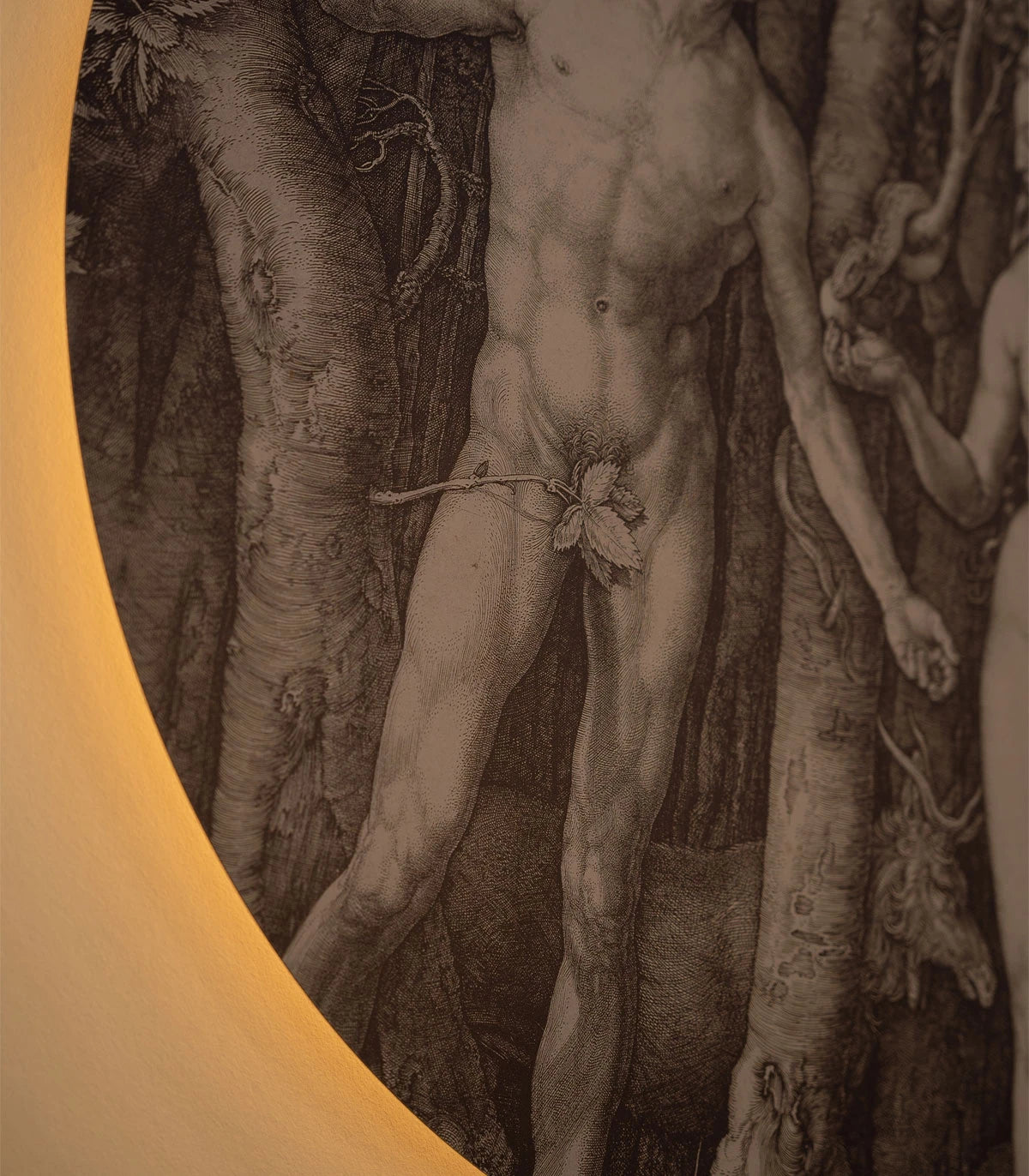 Lampa ścienna DOTS LIGHTING - FORBIDDEN FRUIT szary