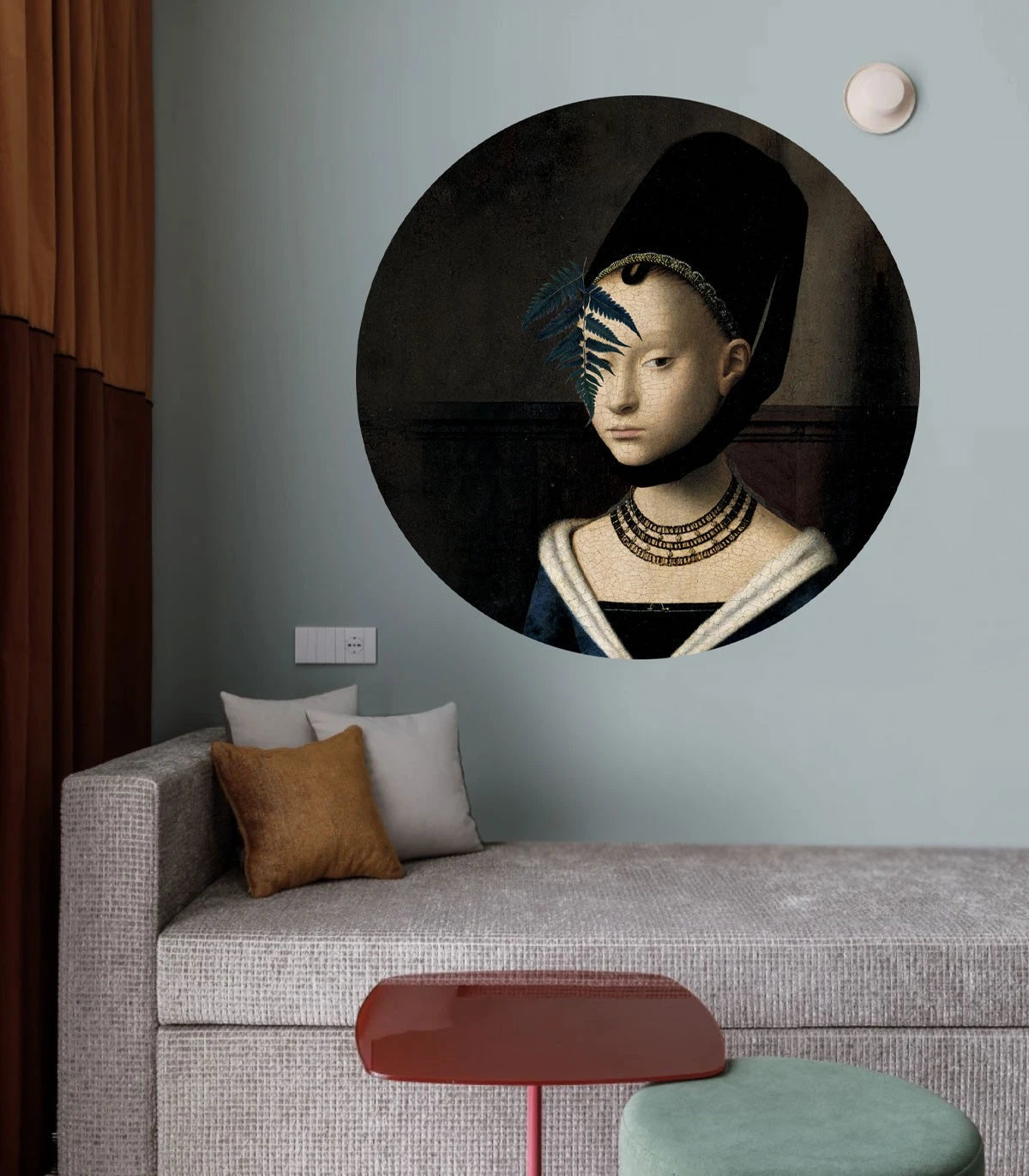 Lampa ścienna DOTS LIGHTING - LADY FERN ciemnobrązowy