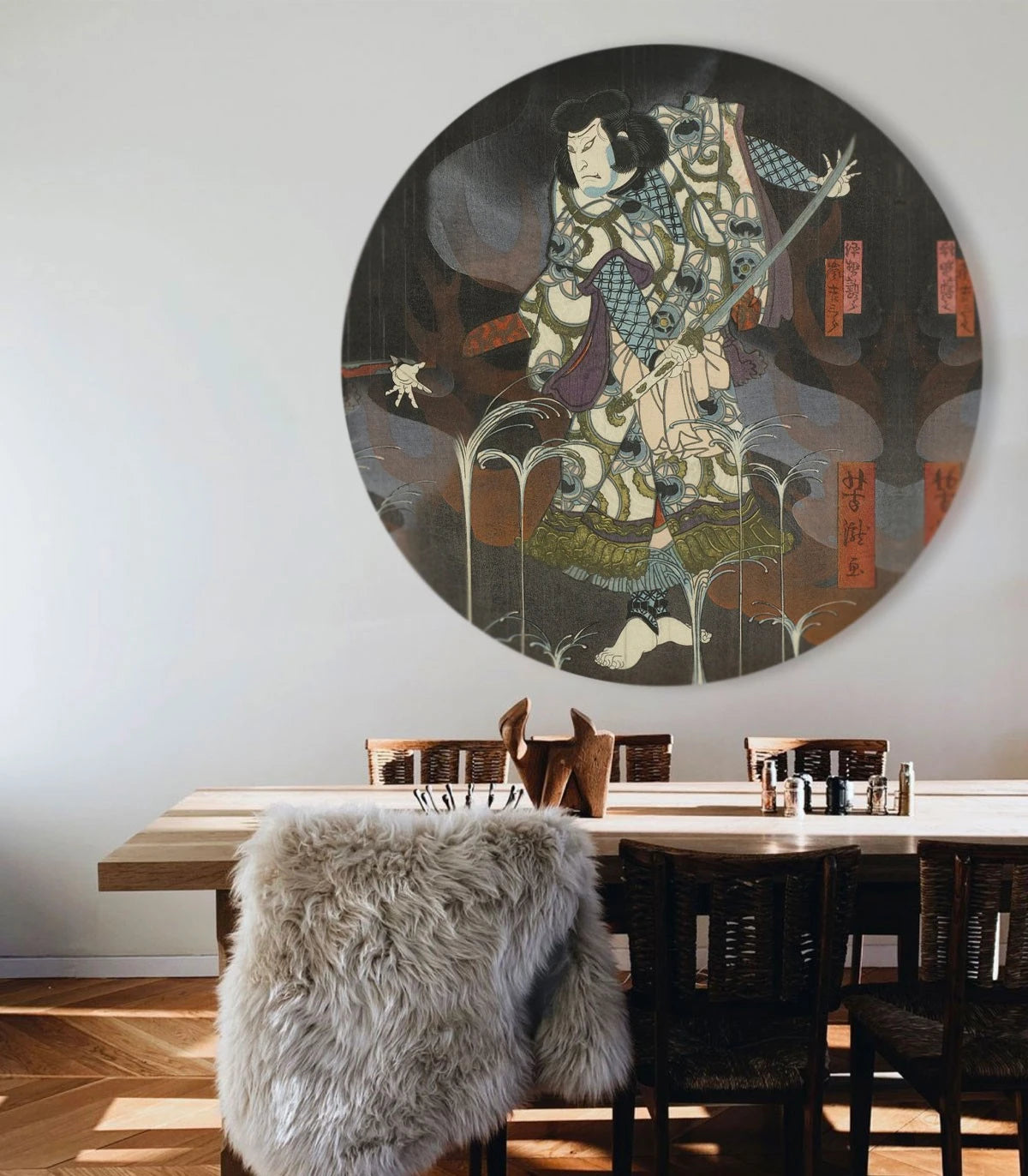 Lampa ścienna DOTS LIGHTING - SHOGUNS SHADOW szary