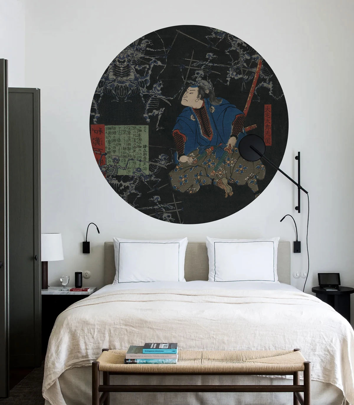 Lampa ścienna DOTS LIGHTING - THE UNDEAD BATTLE czarny