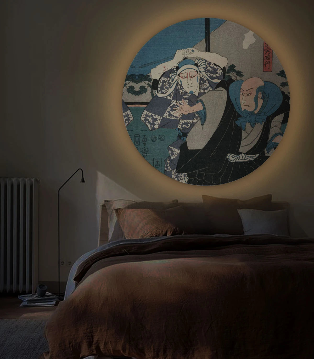 Lampa ścienna DOTS LIGHTING - ZEN WARRIORS ciemnoniebieski