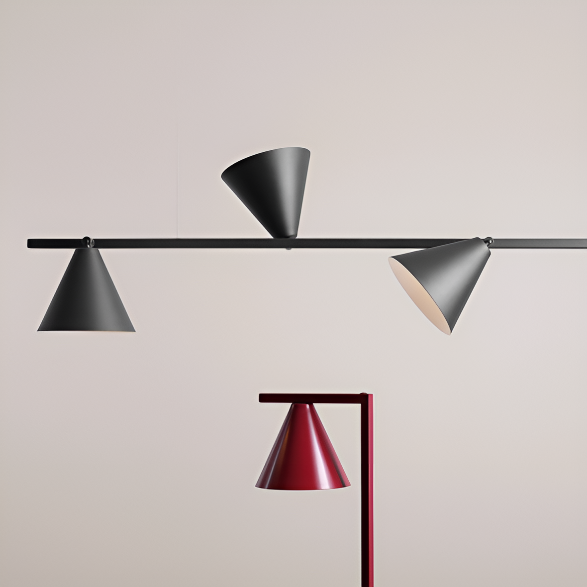 Lampa wisząca FORM QUATRO czarny