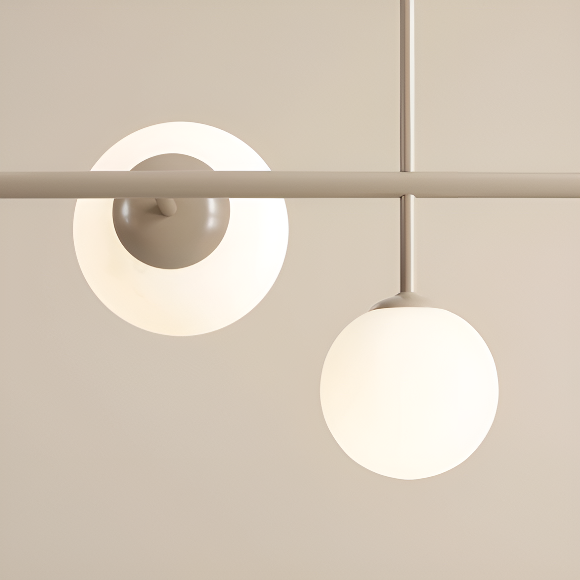 Lampa wisząca DIONE HEXA beżowy