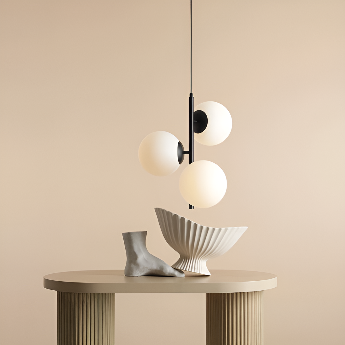 Lampa wisząca FINN TRIO czarny
