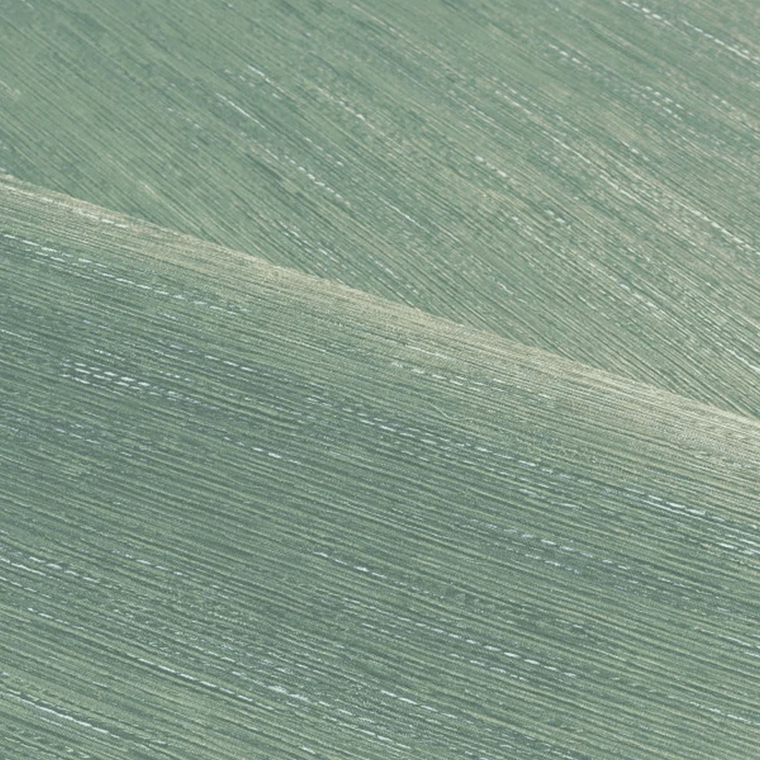 Tapeta strukturalna imitująca tkaninę żakardową TATAMI - CÉLADON przygaszona zieleń