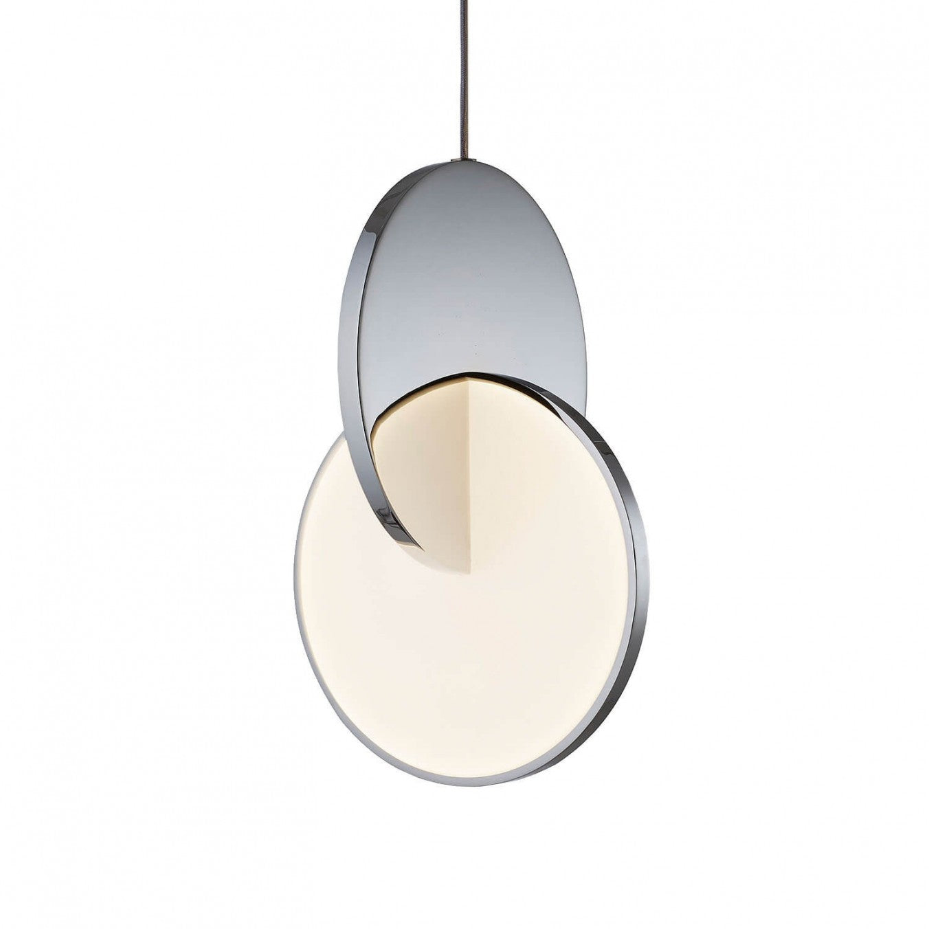 Lampa wisząca ECLIPSE chromowany