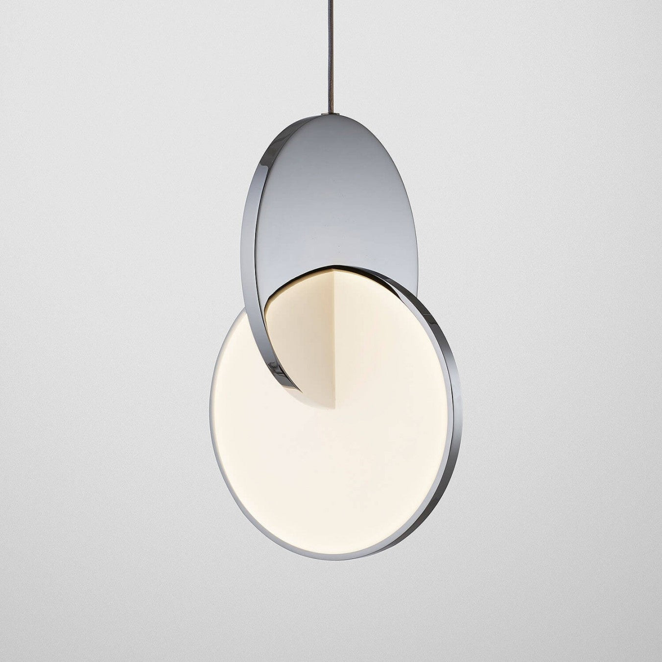 Lampa wisząca ECLIPSE chromowany