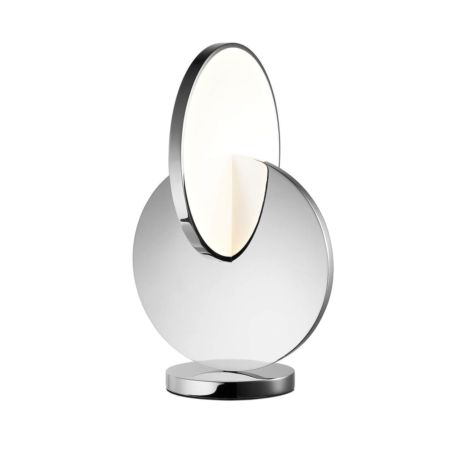 Lampa stołowa ECLIPSE chromowany