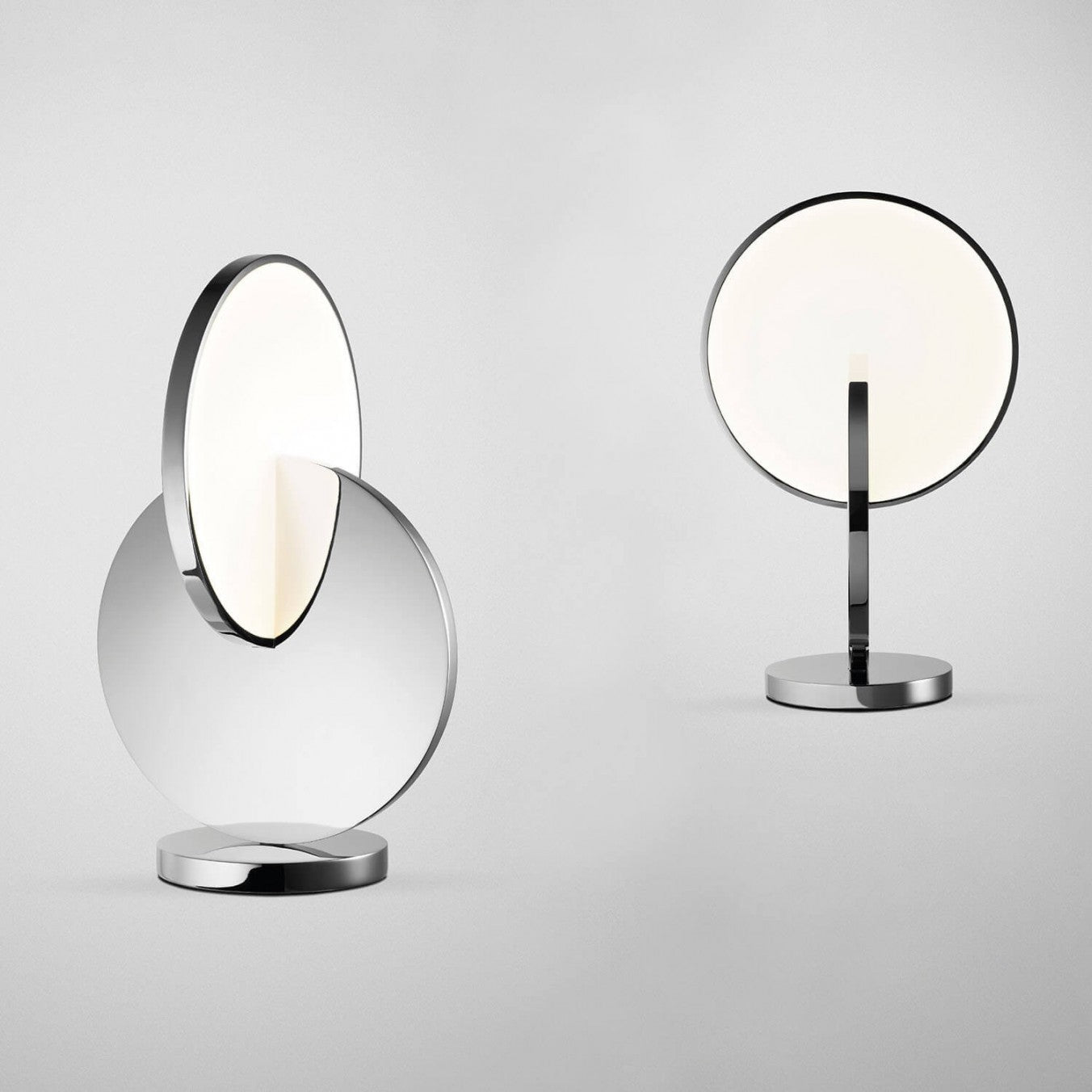 Lampa stołowa ECLIPSE chromowany