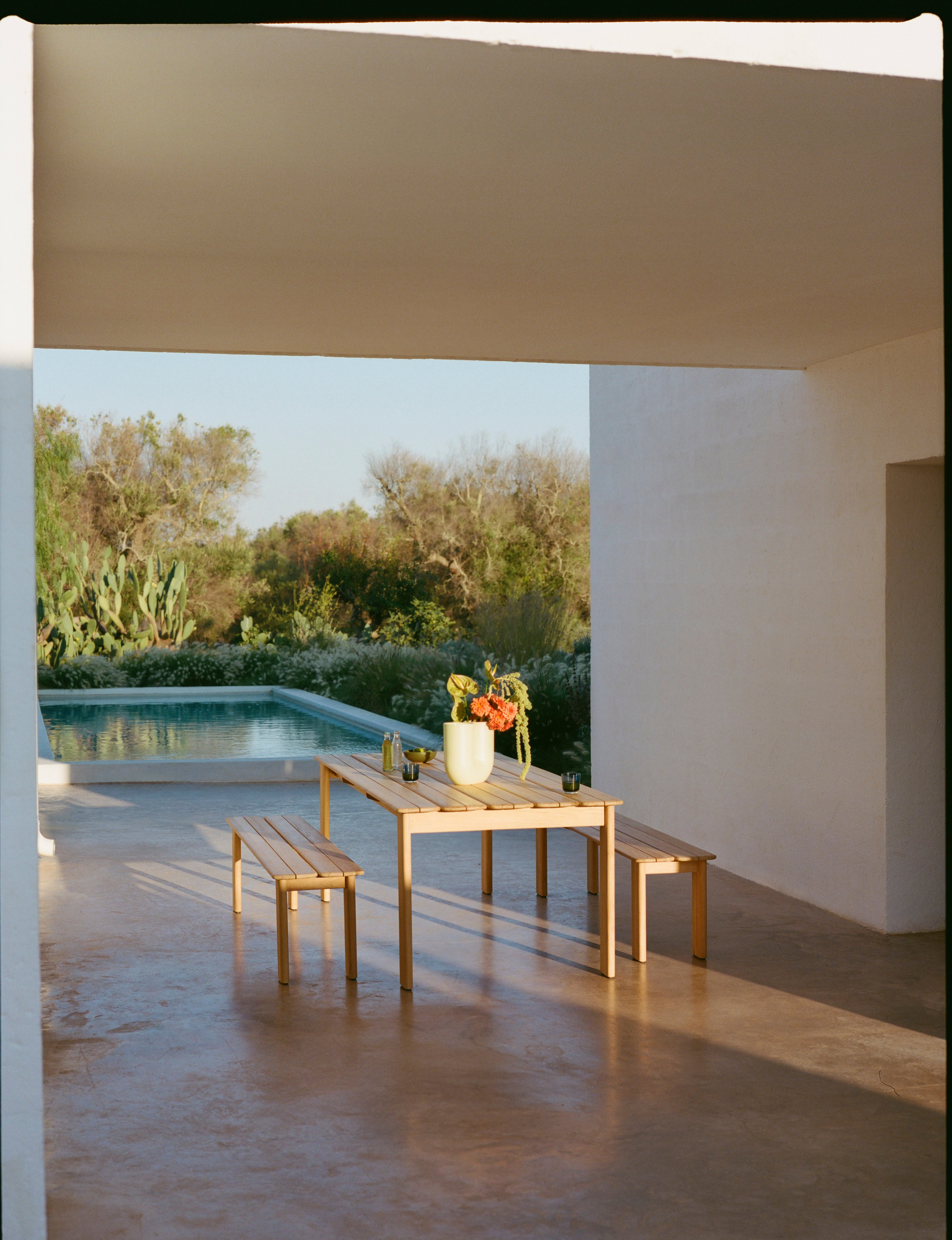 ASSEMBLE Outdoor Bench Teak Wood