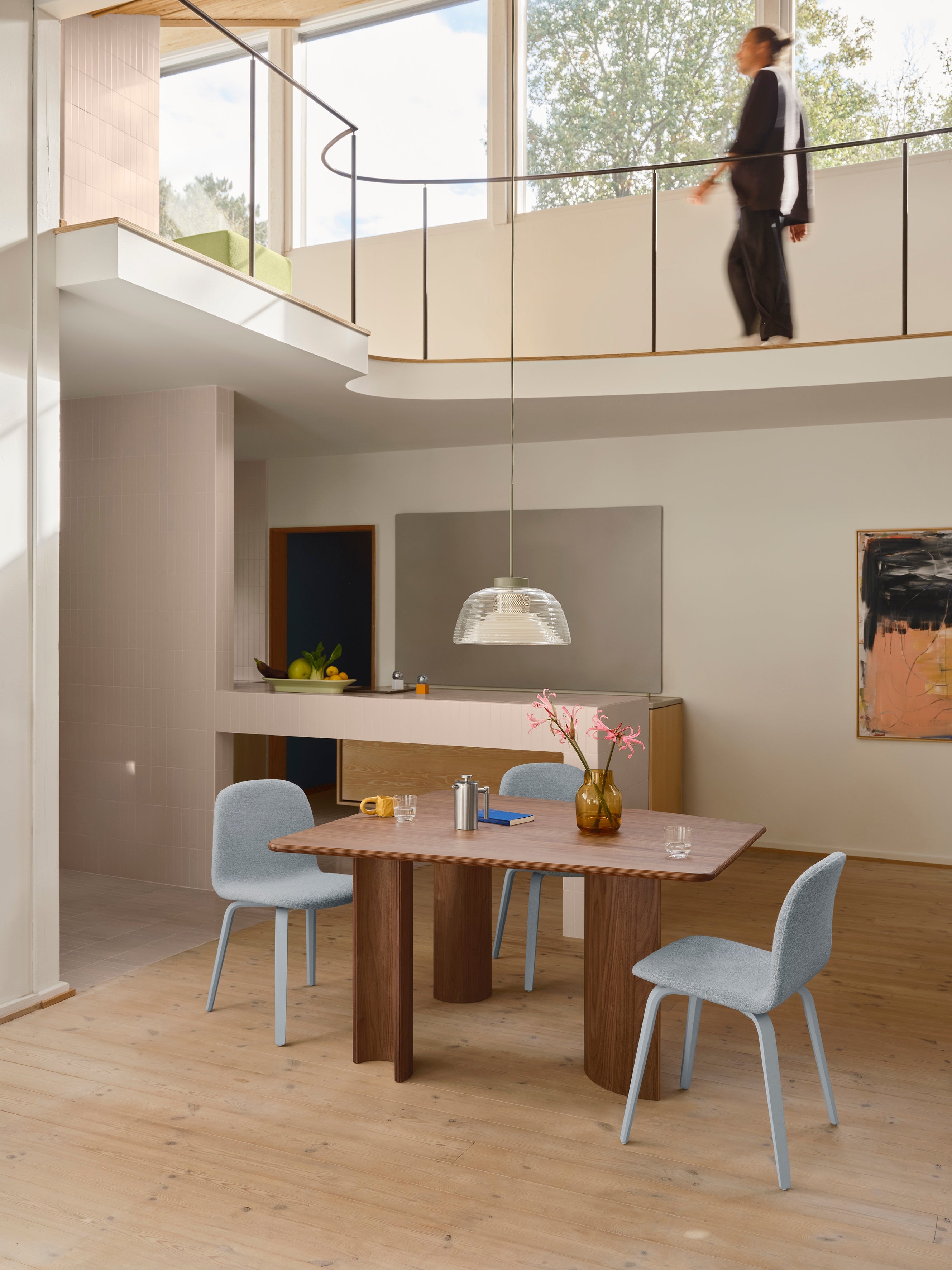 RE-NORM Walnut Veneer Table
