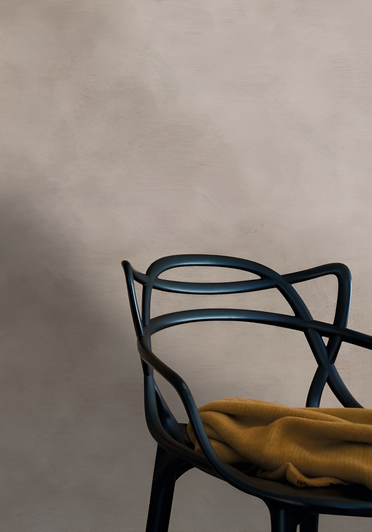 Tapeta strukturalna imitująca płótno ARGILE - TAUPE taupe