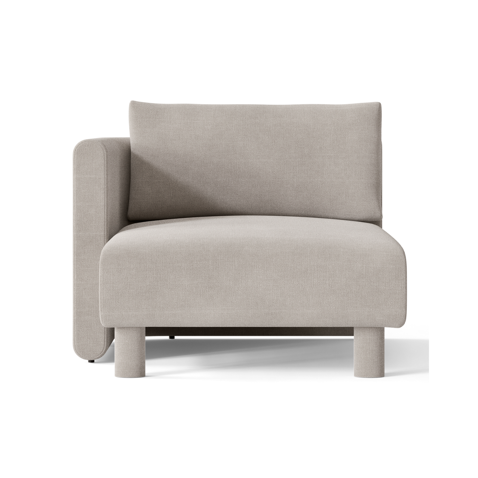 Sofa modułowa DASE - szezlong lewostronny tapicerowany