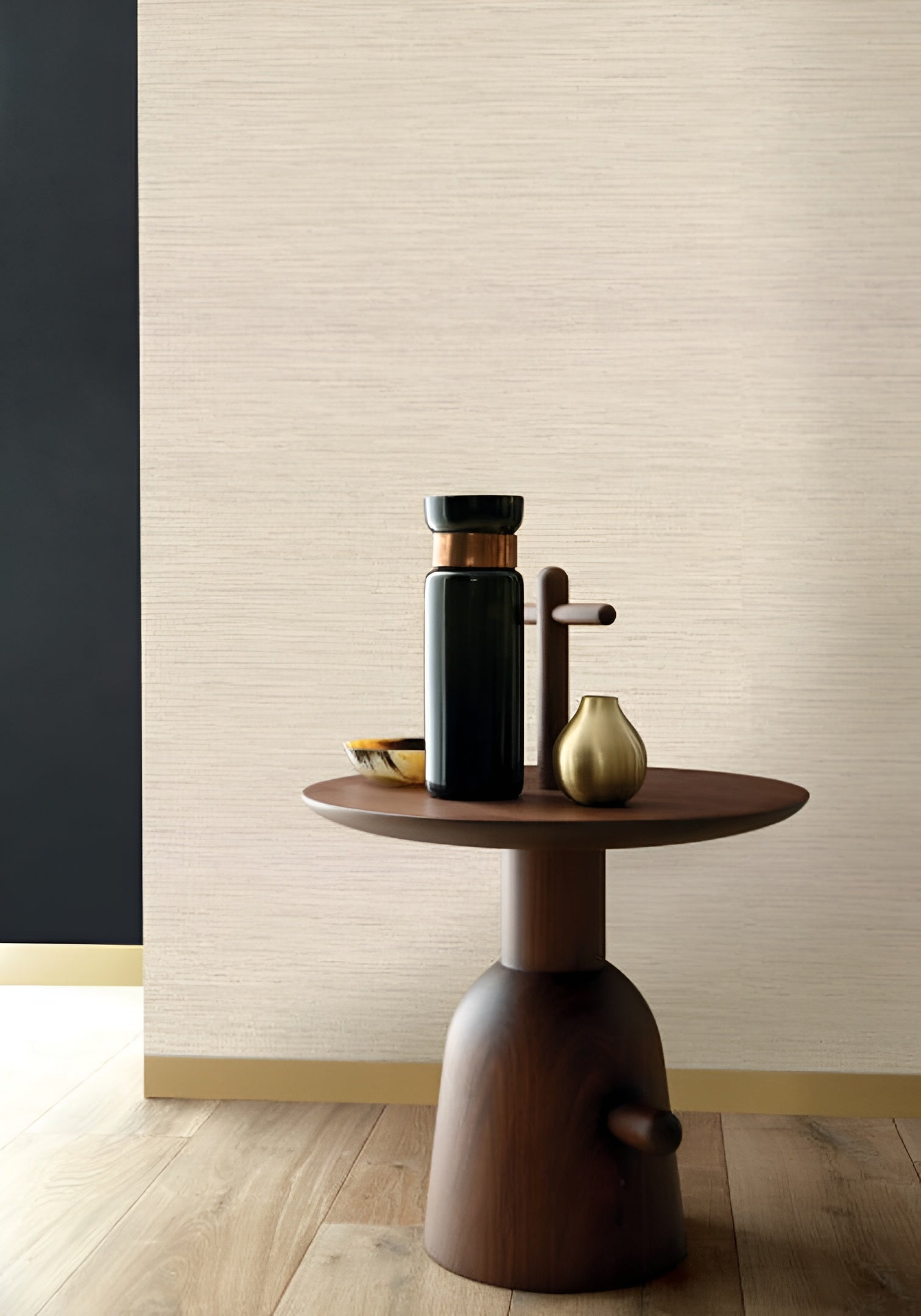 Strukturierte Tapete, die Leinwand imitiert OCCITAN - SABLE sandfarben