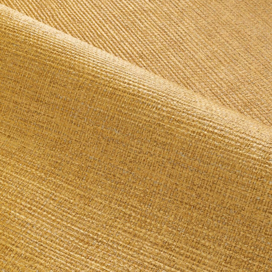 Strukturierte Tapete, die Leinwand imitiert CARIOCA - PAILLE strohgelb