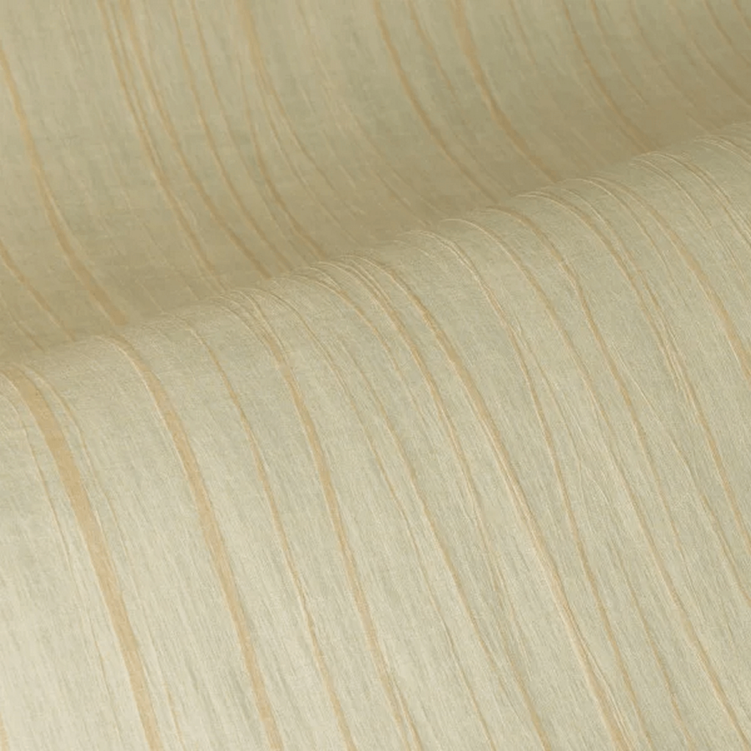 Pleated structural textile wallpaper RAI - SABLE sand